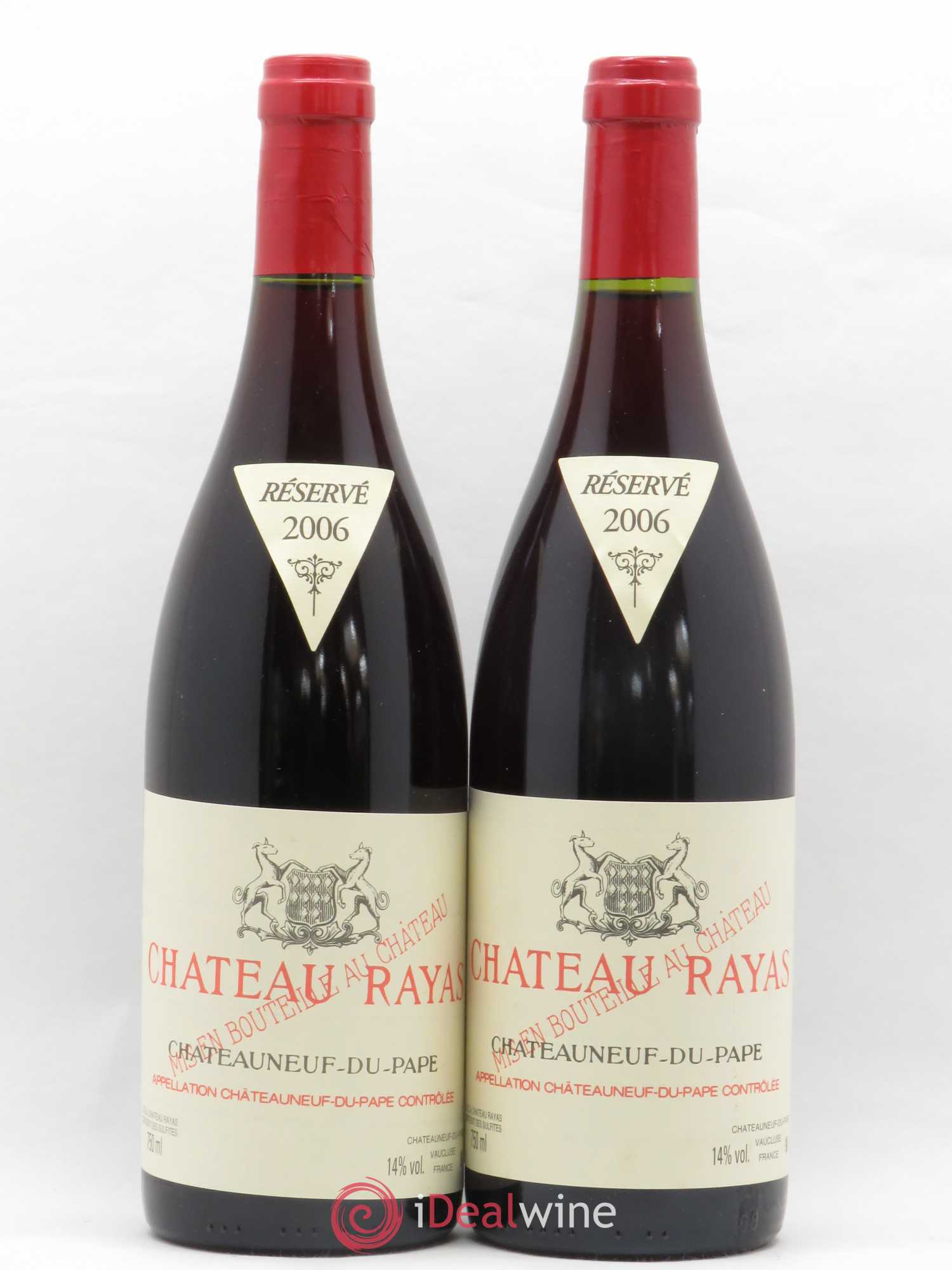 Châteauneuf-du-Pape Château Rayas Emmanuel Reynaud 2006 - Lot de 2 bouteilles - 0