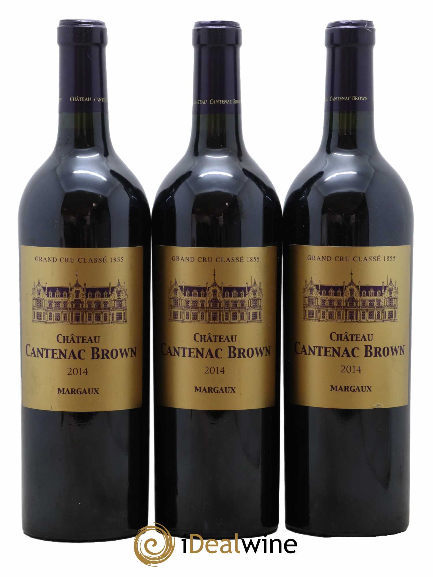 Château Cantenac Brown 3ème Grand Cru Classé 2014 - Lot de 3 bouteilles - 0