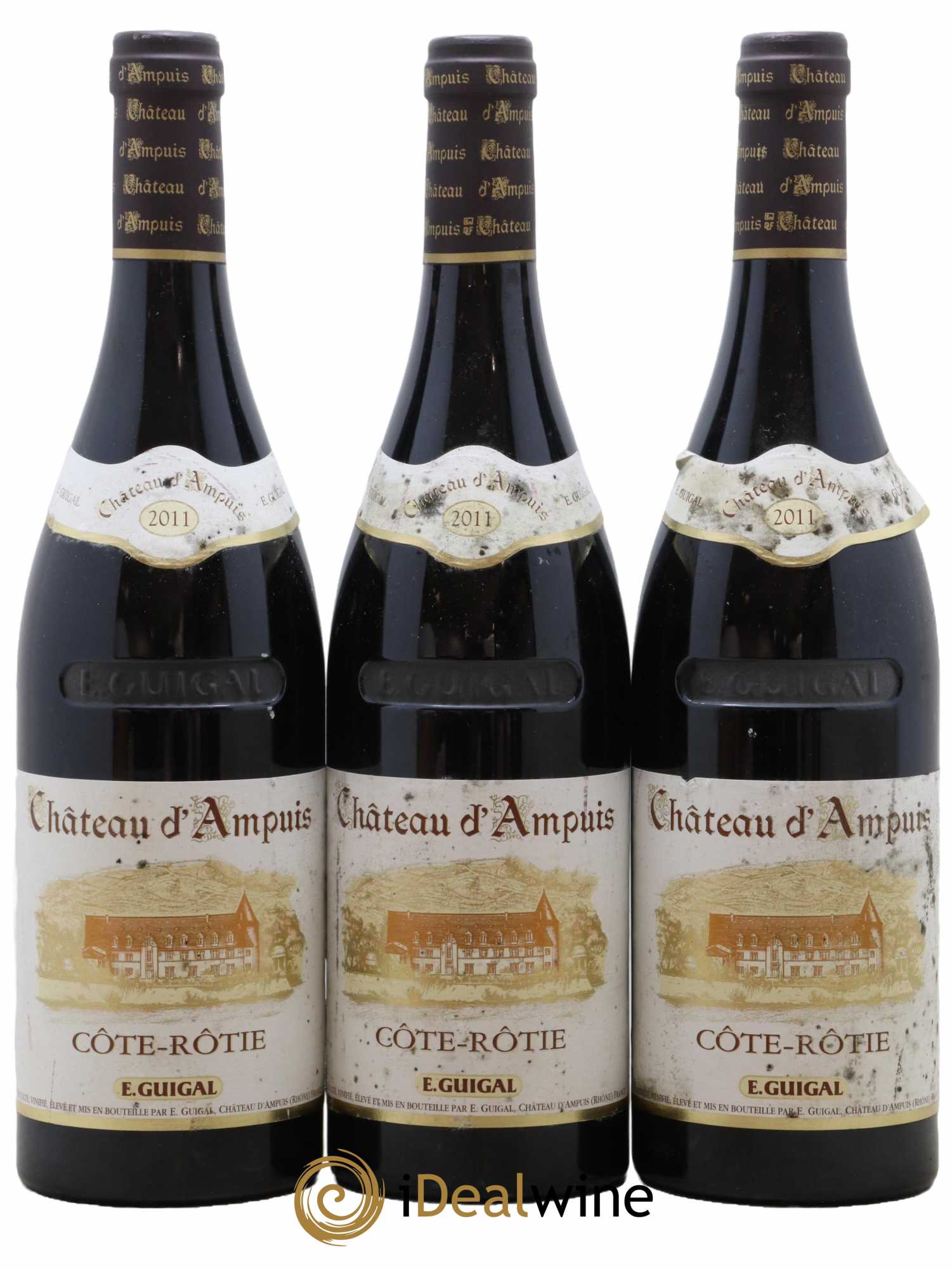 Côte-Rôtie Château d'Ampuis Guigal 2011 - Lot of 3 bottles - 0