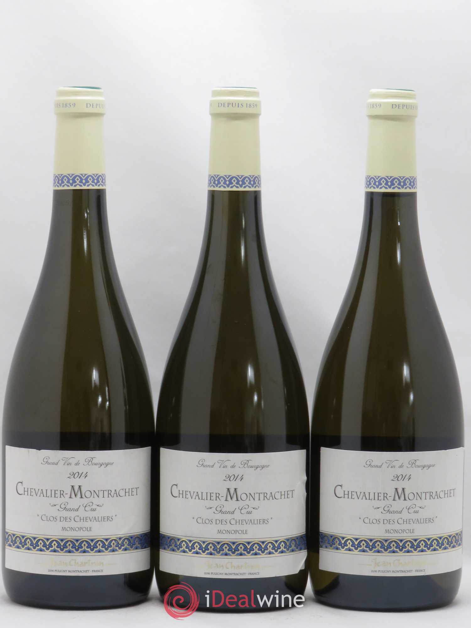 Chevalier-Montrachet Grand Cru Clos Des Chevaliers Jean Chartron 2014 - Posten von 3 Flaschen - 0