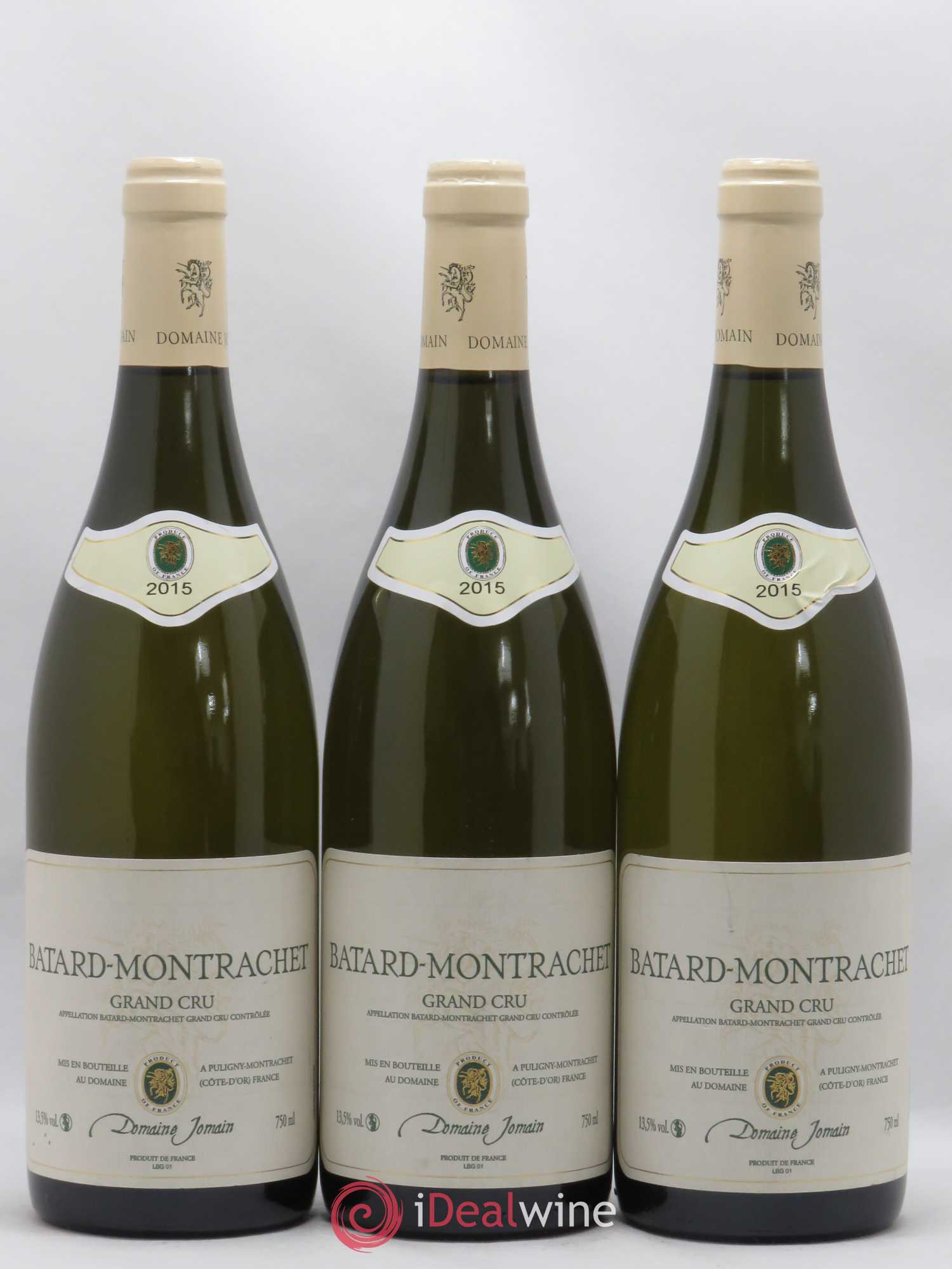 Bâtard-Montrachet Grand Cru Domaine Jomain 2015 - Lot de 3 bouteilles - 0