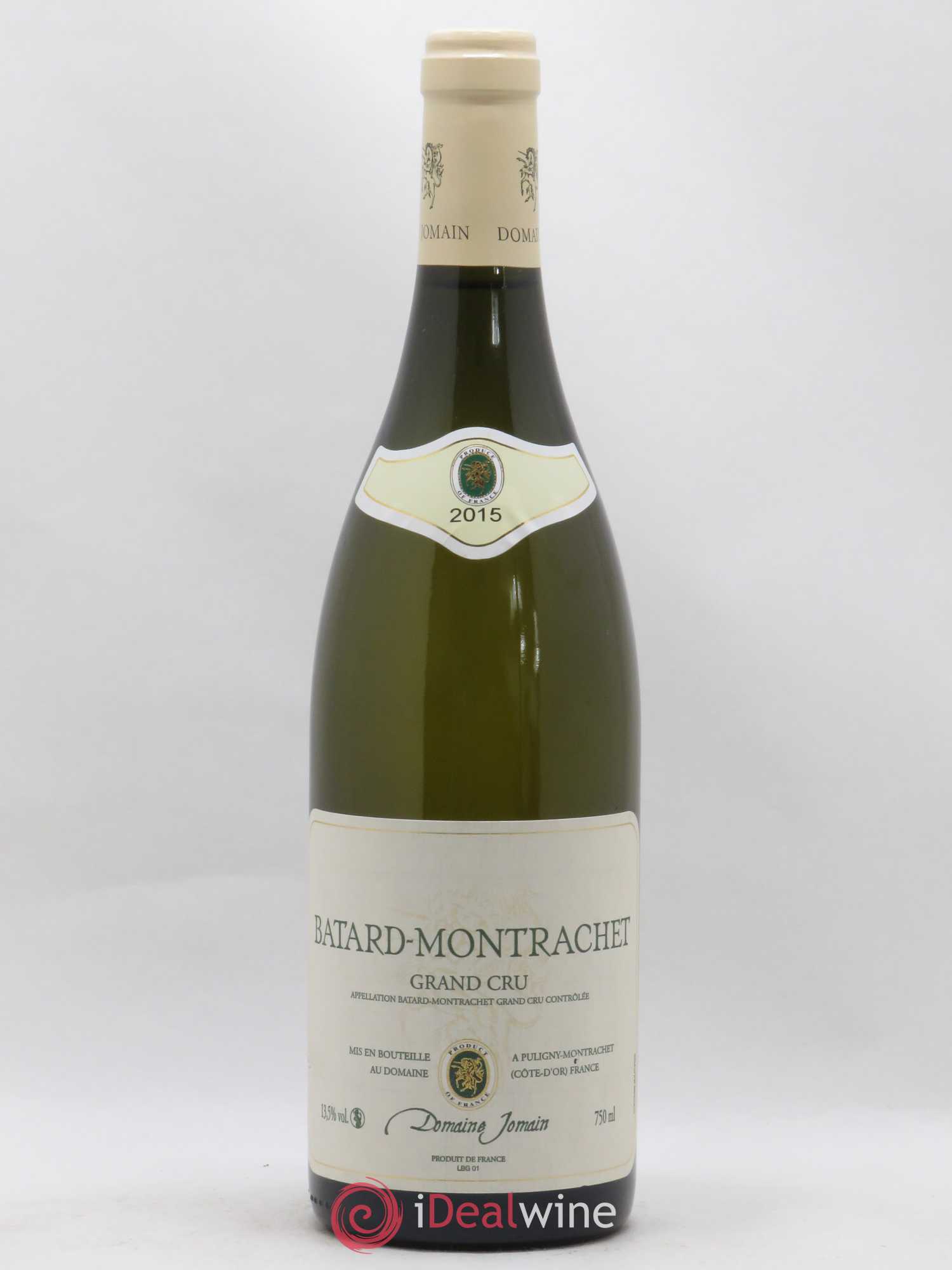 Bâtard-Montrachet Grand Cru Domaine Jomain 2015 - Lot de 1 bouteille - 0