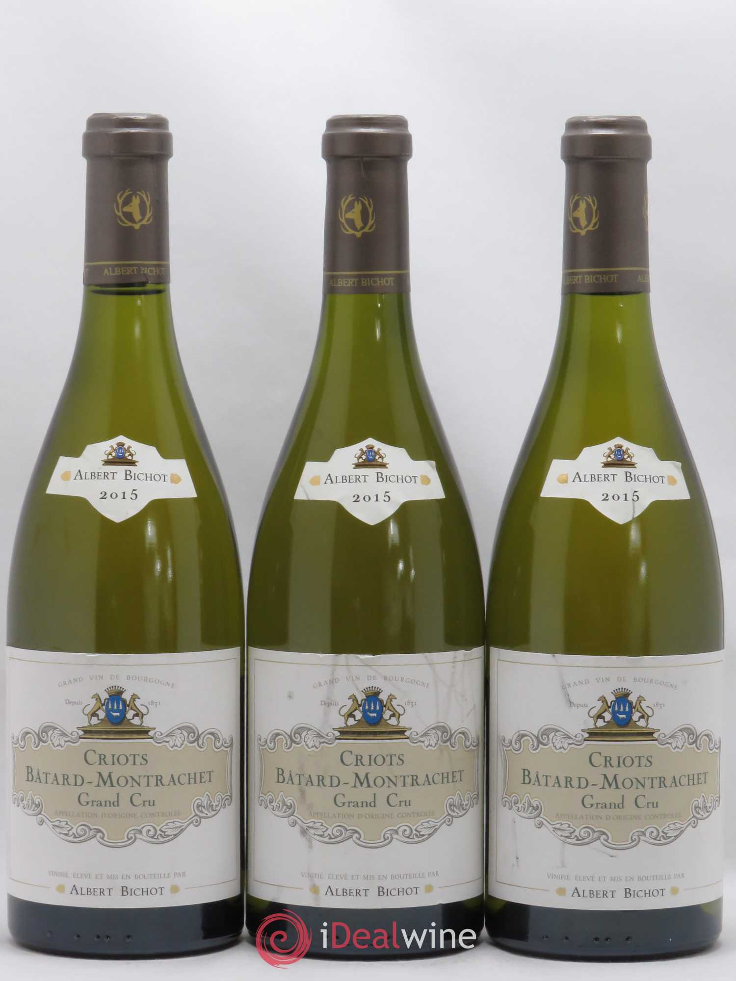 Criots-Bâtard-Montrachet Albert Bichot 2015 - Lot de 3 bouteilles - 0