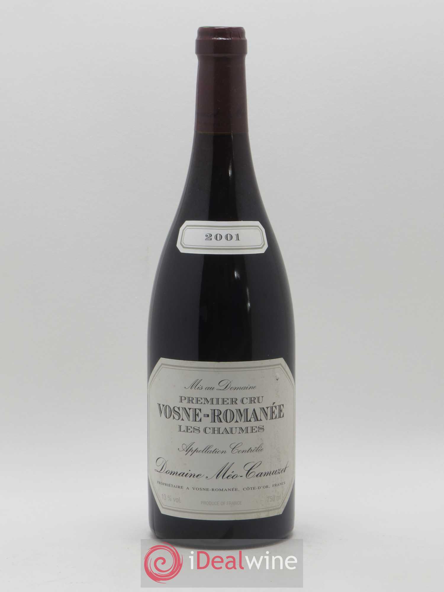 Vosne-Romanée 1er Cru Les Chaumes Méo-Camuzet (Domaine) 2001 - Lot de 1 bouteille - 0