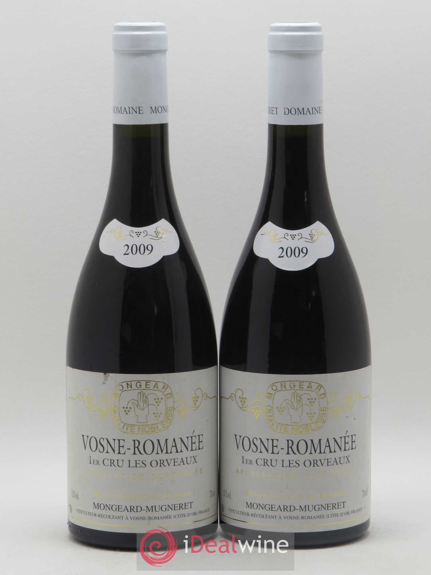 Vosne-Romanée 1er Cru En Orveaux Mongeard-Mugneret (Domaine) 2009 - Lot de 2 bouteilles - 0