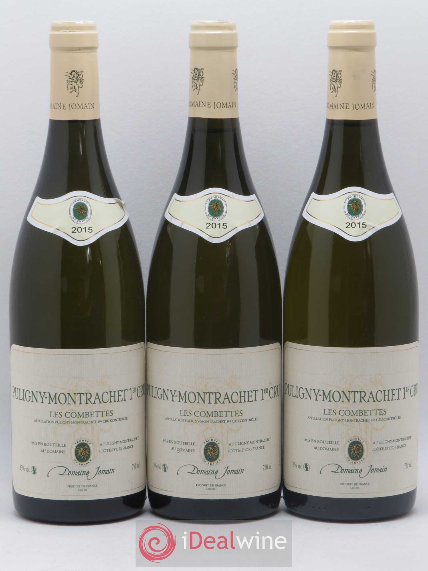 Puligny-Montrachet 1er Cru Les Combettes Domaine Jomain 2015 - Lotto di 3 bottiglie - 0