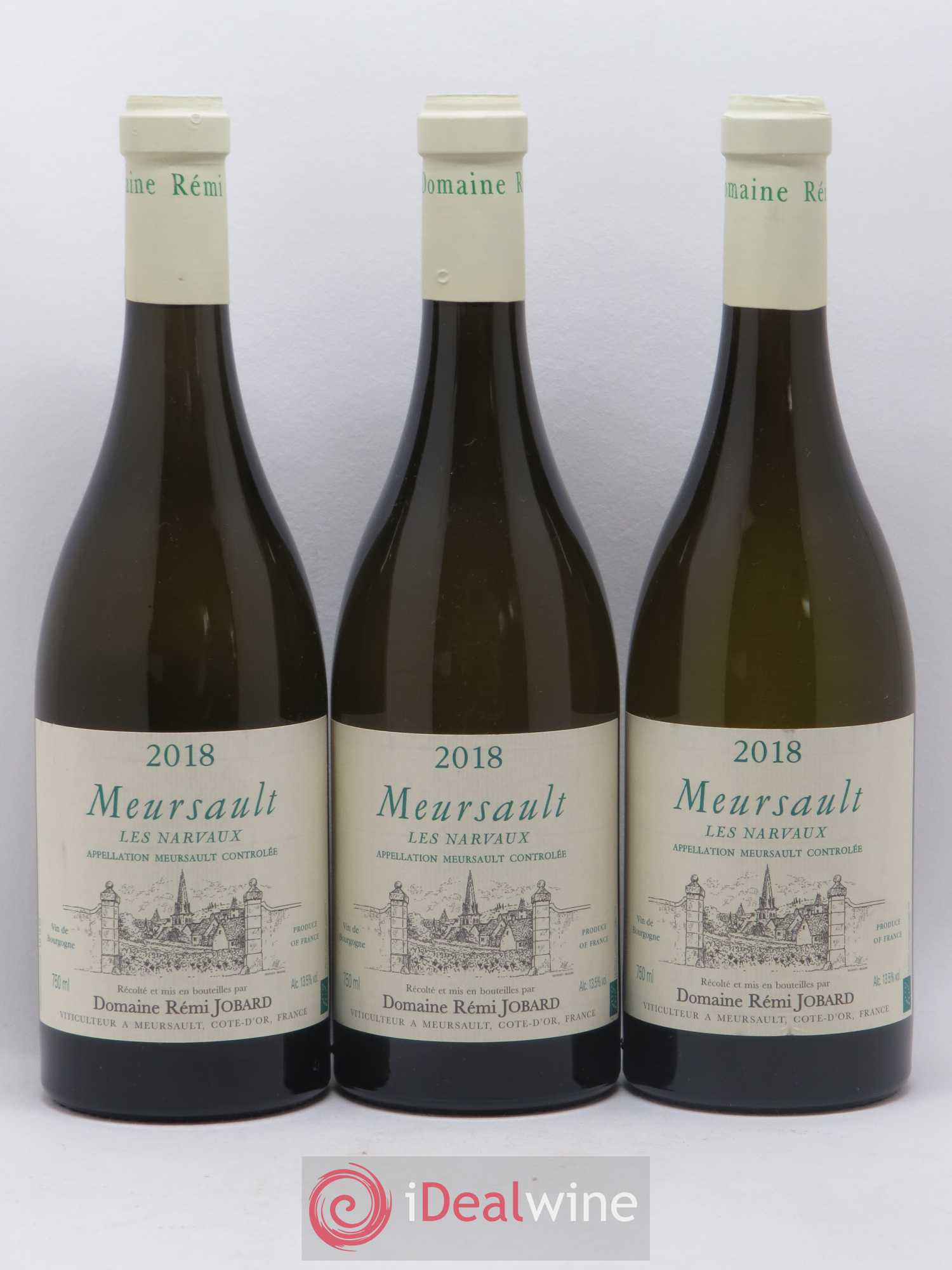 Meursault Les Narvaux Rémi Jobard (Domaine) 2018 - Lotto di 3 bottiglie - 0