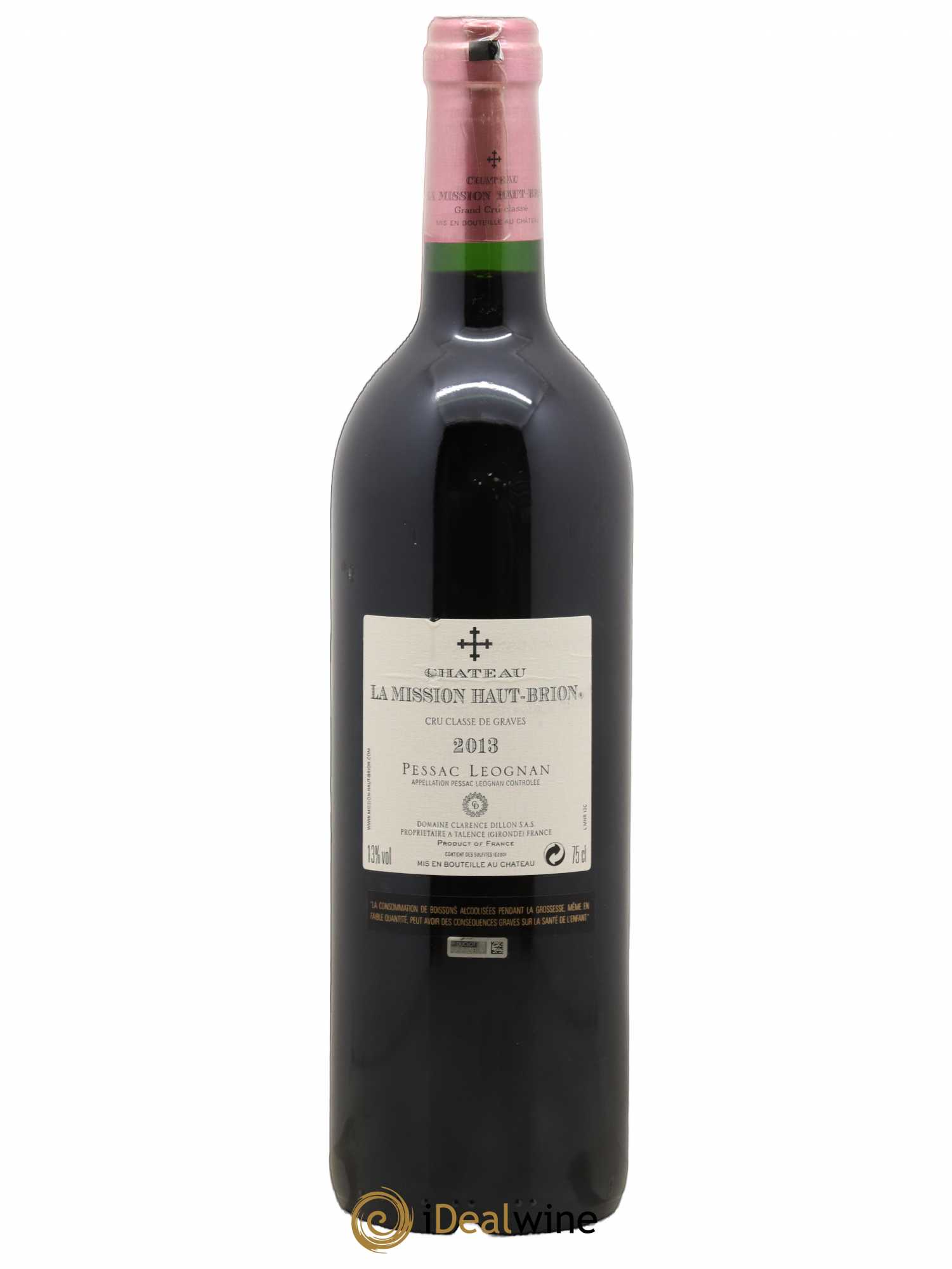 Château la Mission Haut-Brion Cru Classé de Graves 2013 - Lot de 1 bouteille - 1