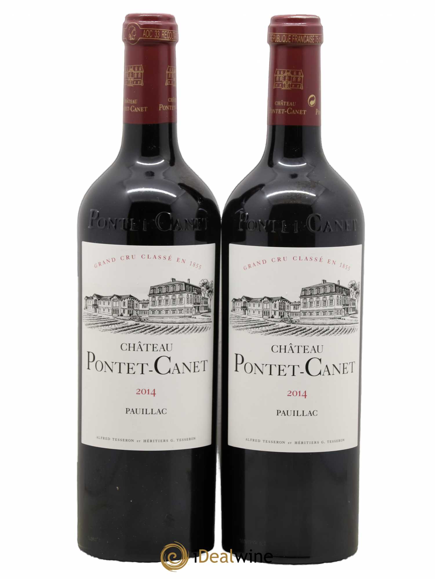 Château Pontet Canet 5ème Grand Cru Classé 2014 - Lot de 2 bouteilles - 0