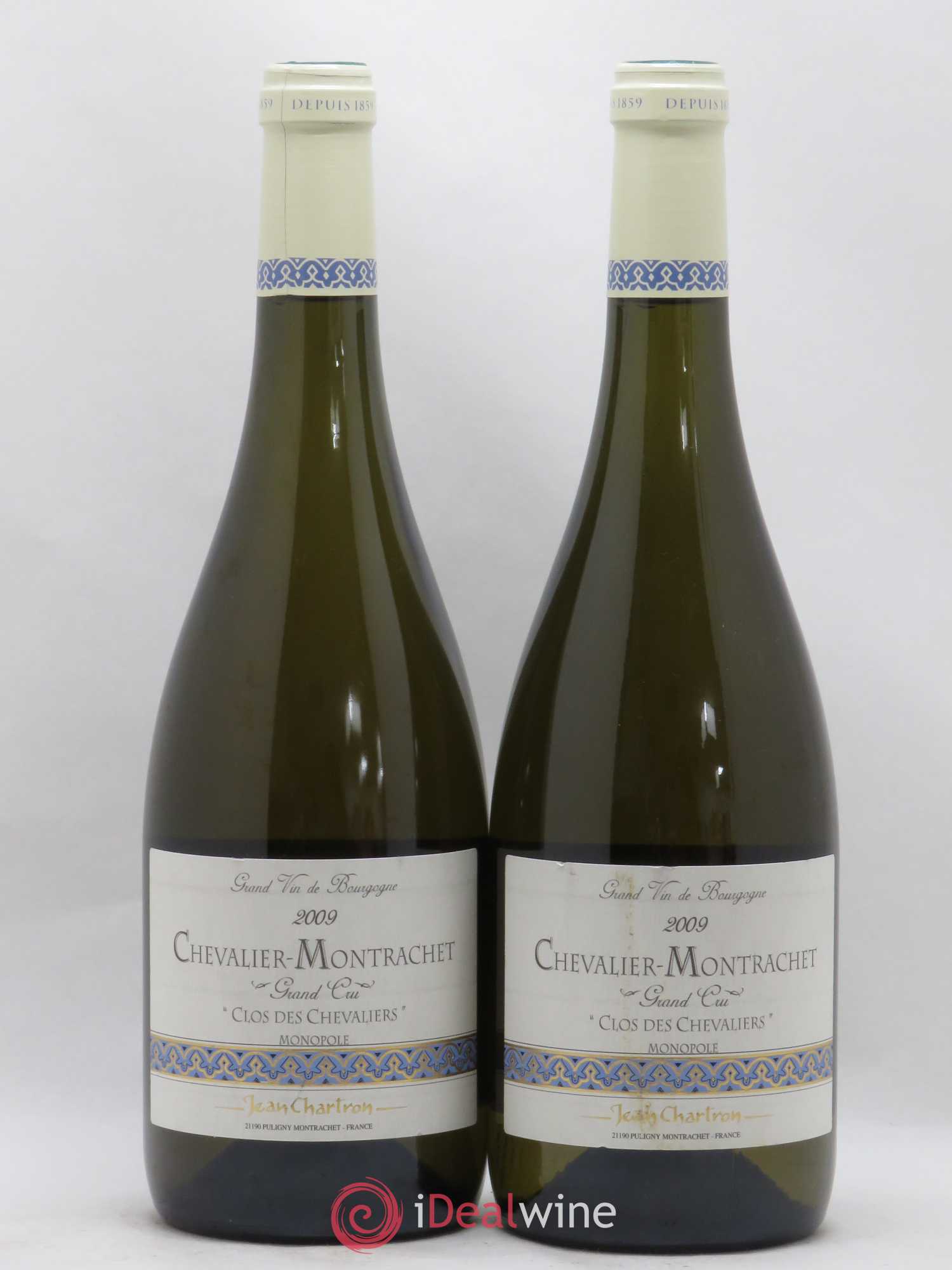 Chevalier-Montrachet Grand Cru Clos Des Chevaliers Jean Chartron 2009 - Posten von 2 Flaschen - 0