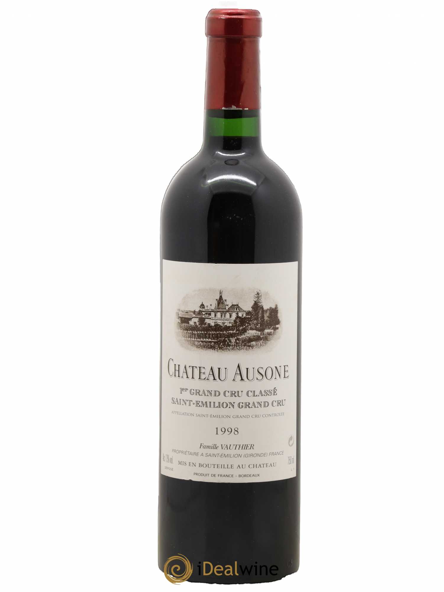 Château Ausone 1er Grand Cru Classé A 1998 - Lot de 1 bouteille - 0
