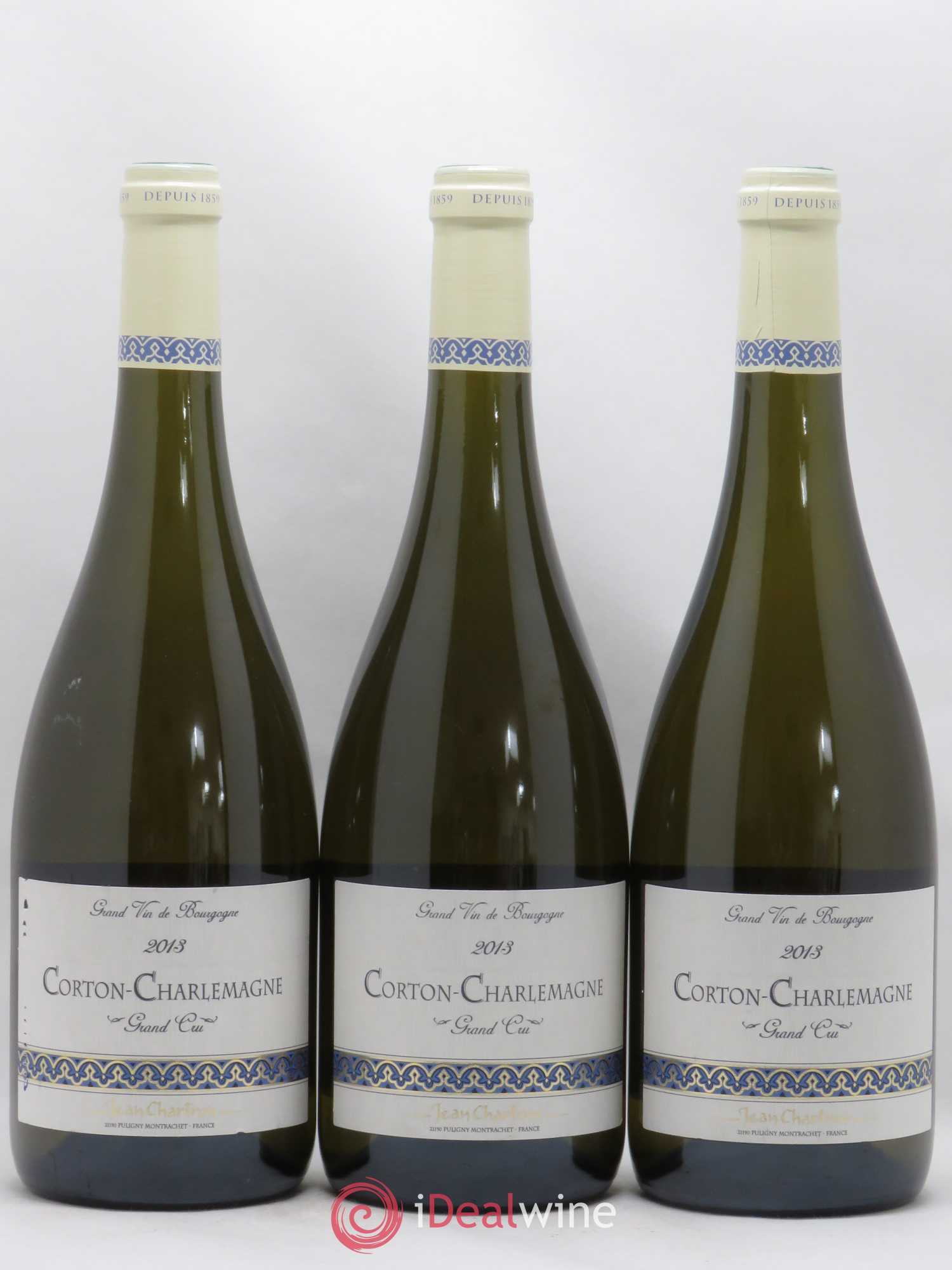 Corton-Charlemagne Grand Cru Jean Chartron 2013 - Lot de 3 bouteilles - 0