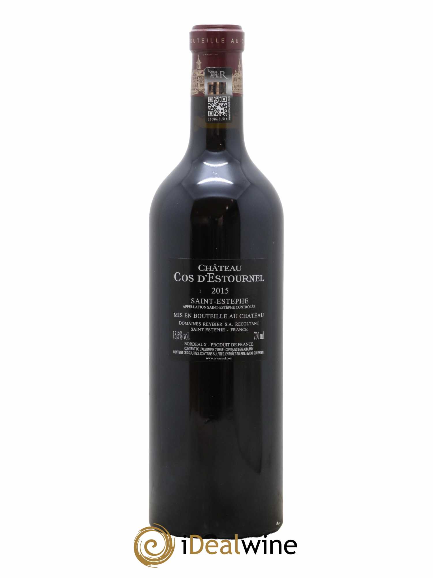 Cos d'Estournel 2ème Grand Cru Classé 2015 - Lot of 1 bottle - 1