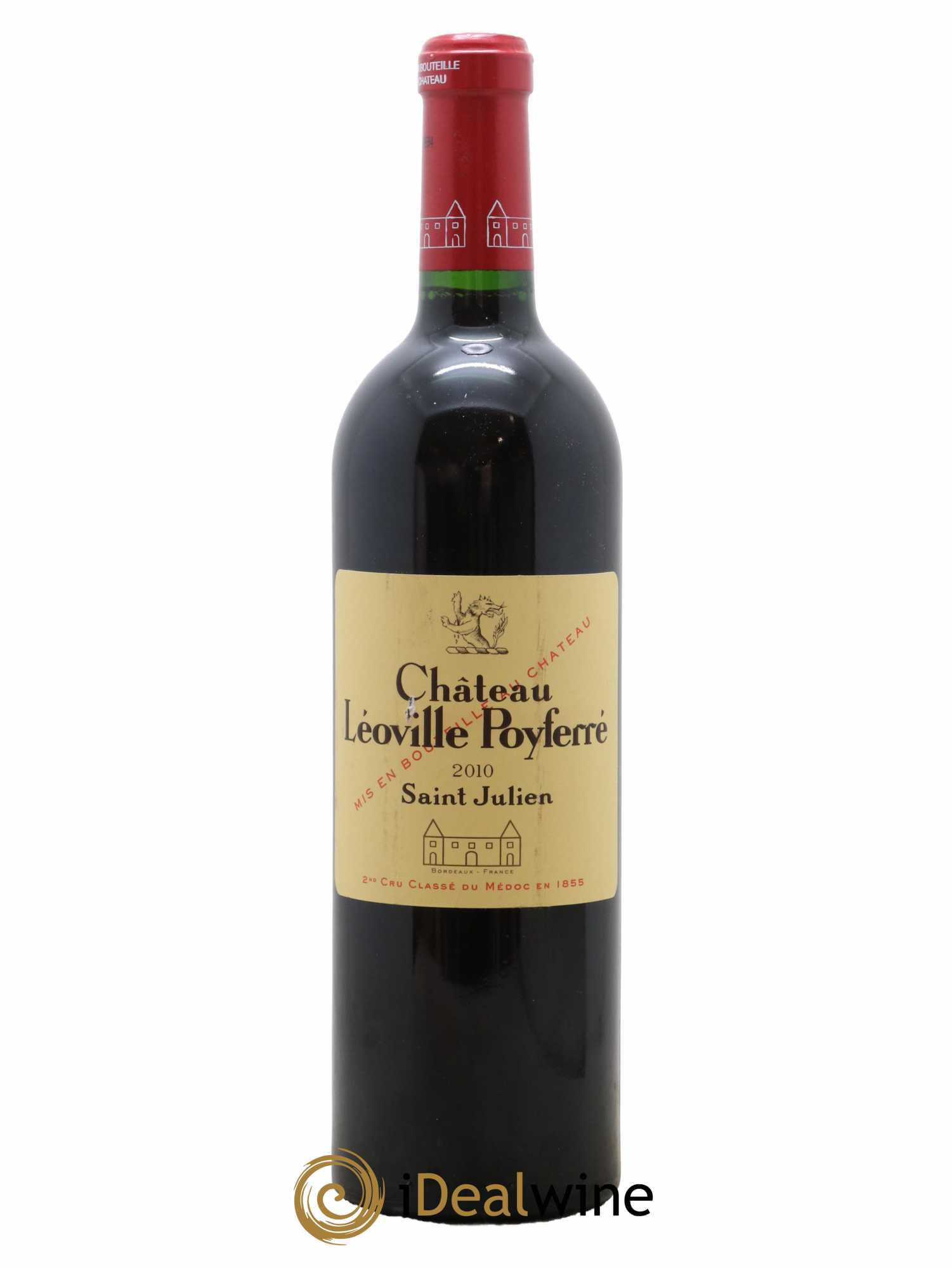 Château Léoville Poyferré 2ème Grand Cru Classé 2010 - Lot de 1 bouteille - 0