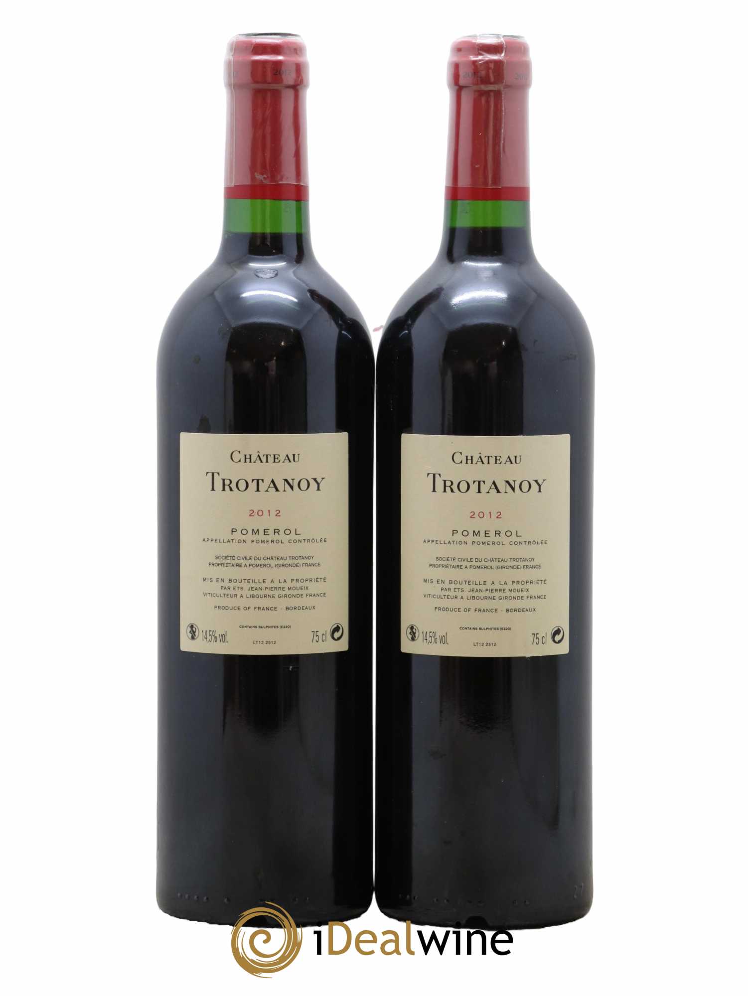 Château Trotanoy 2012 - Lot of 2 bottles - 1