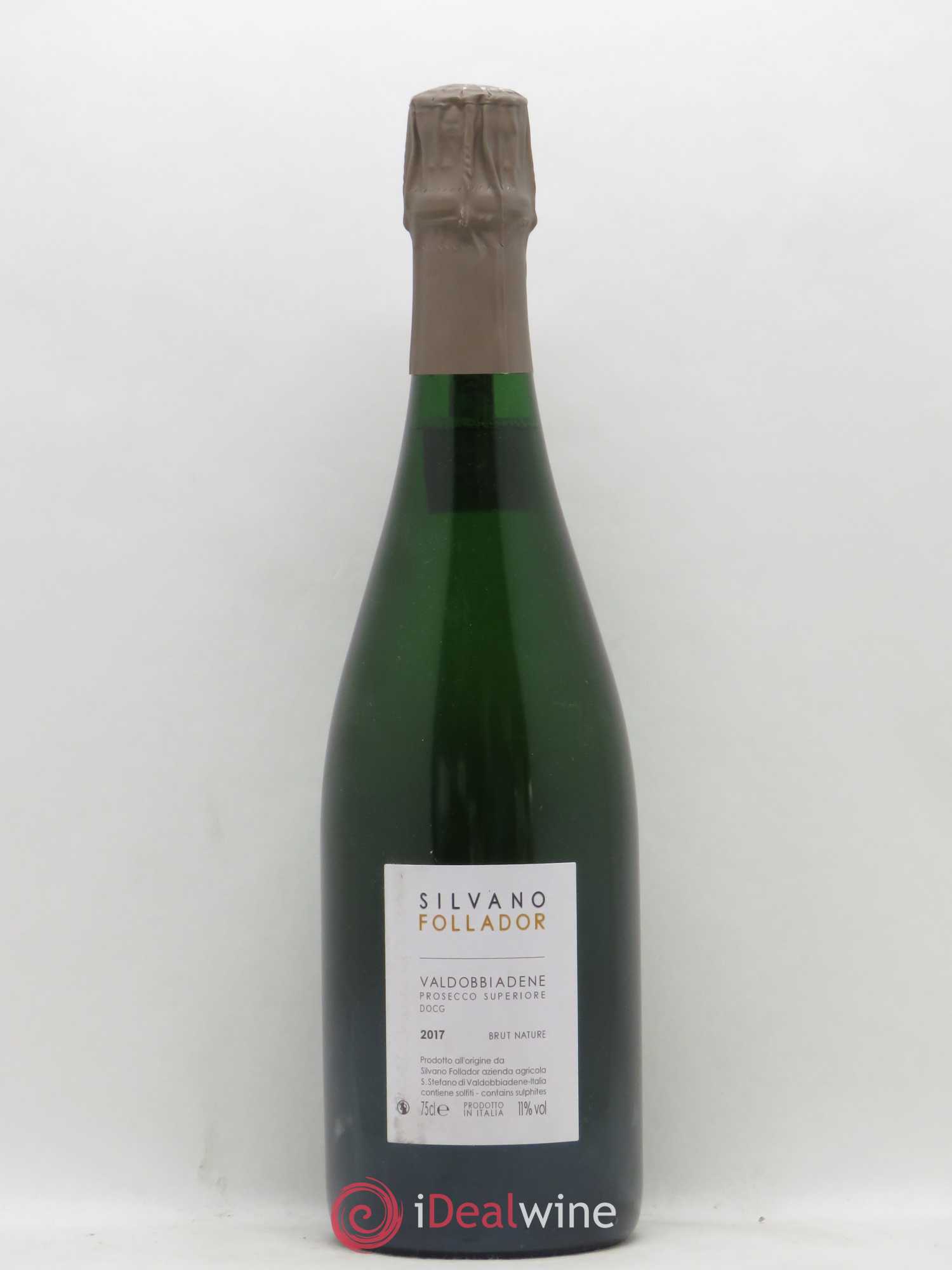 Vins Etrangers Prosecco Superior Silvano Follador Valdobbiadene (sans prix de réserve) 2017 - Posten von 1 Flasche - 0