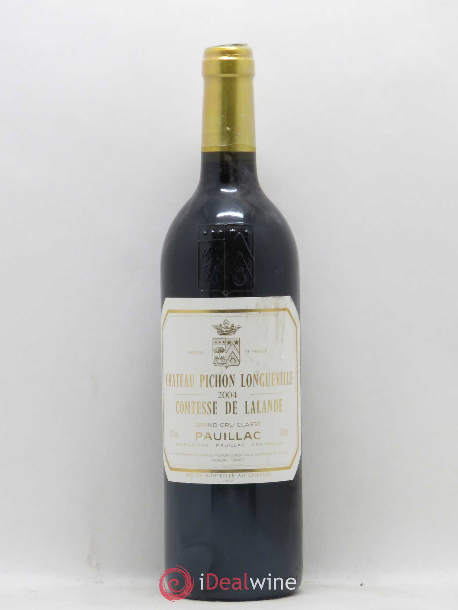 Château Pichon Longueville Comtesse de Lalande 2ème Grand Cru Classé 2004 - Lot de 1 bouteille - 0