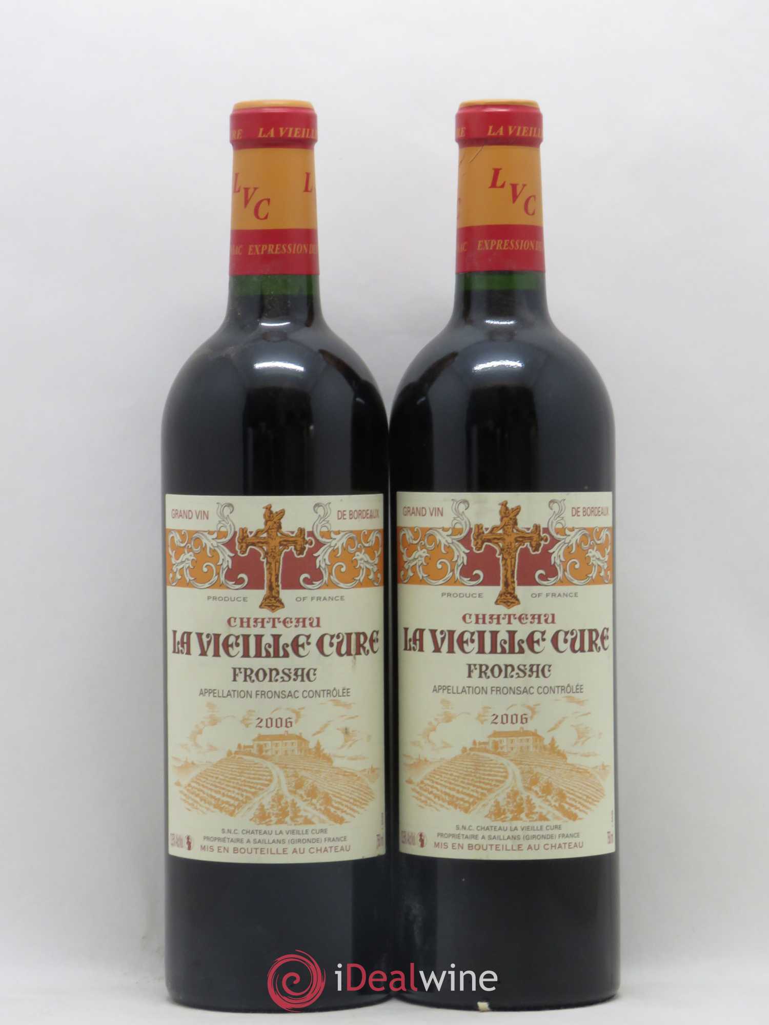 Château La Vieille Cure 2006 - Lot de 2 bouteilles - 0