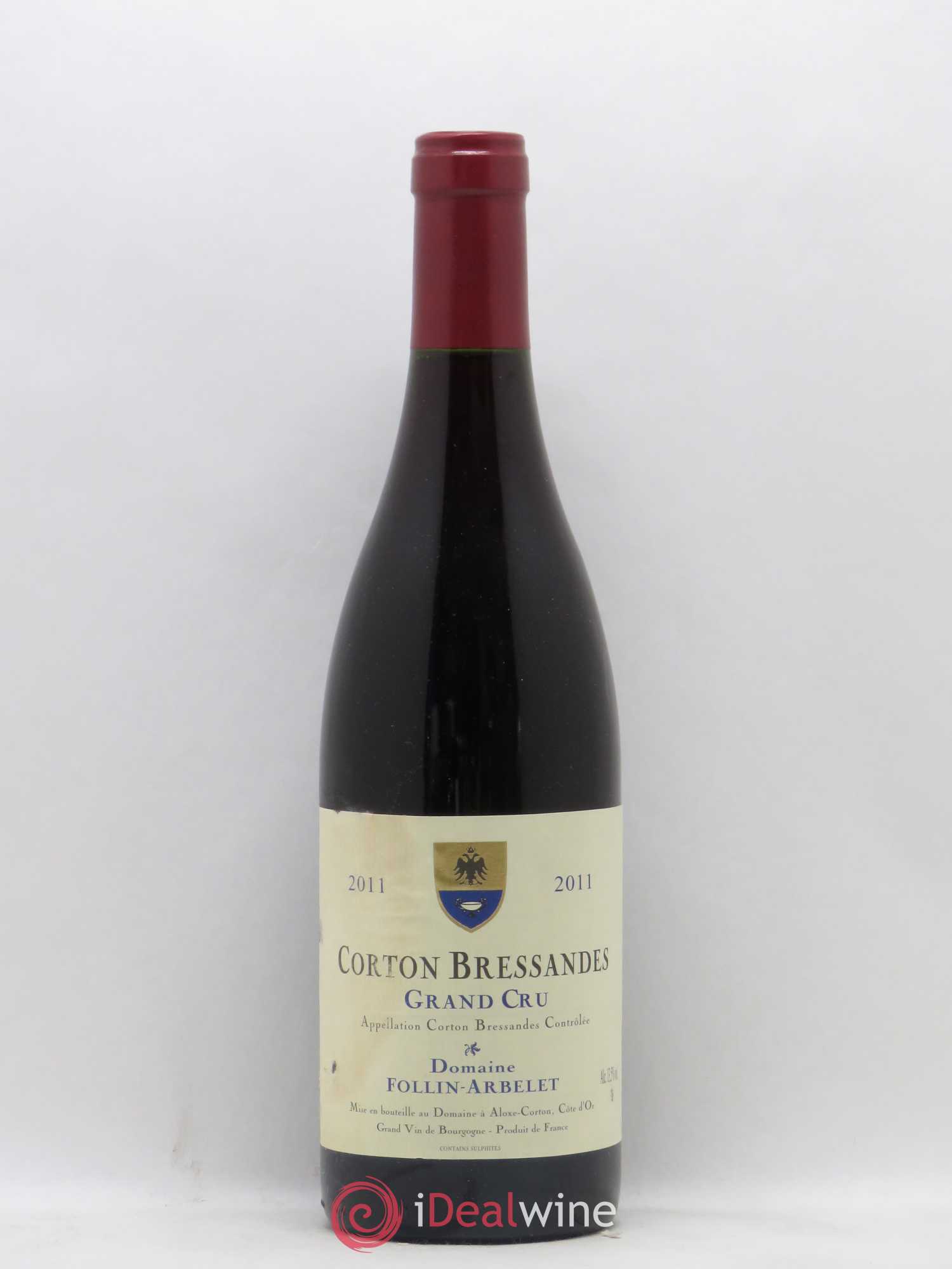 Corton Grand Cru Bressandes Follin-Arbelet (Domaine) 2011 - Lot de 1 bouteille - 0