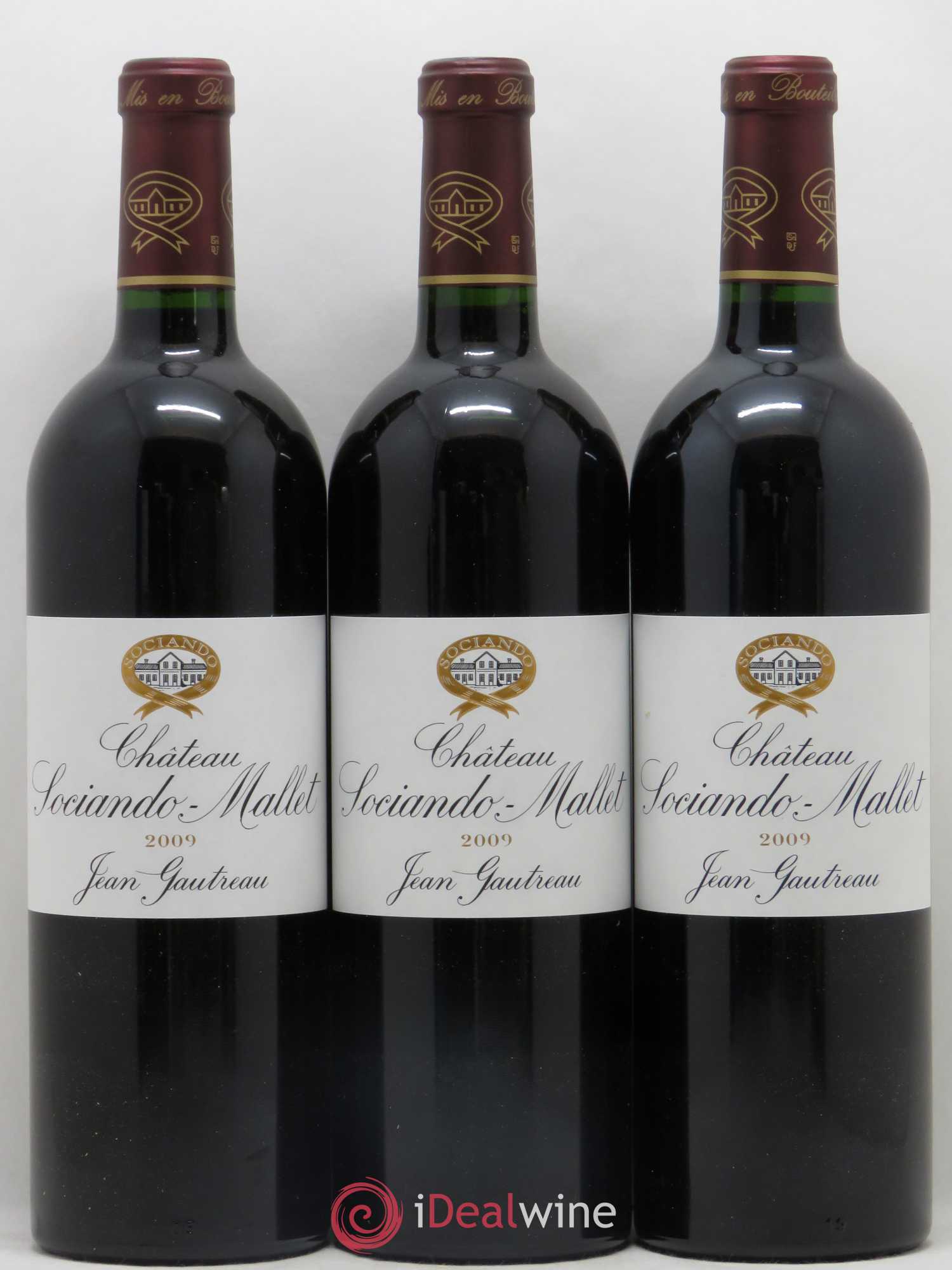 Château Sociando Mallet 2009 - Lot de 6 bouteilles - 1