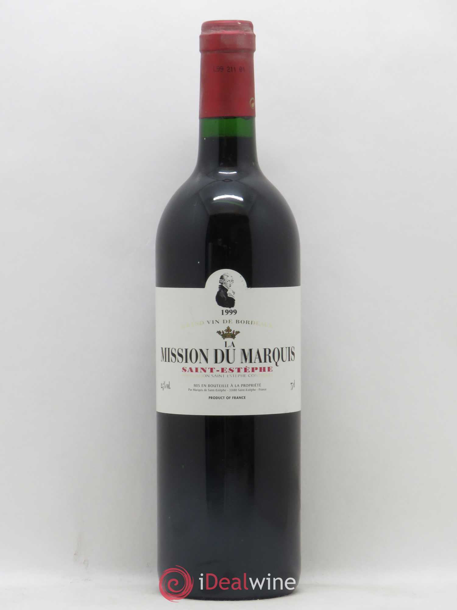 Château Saint-Estèphe Mission du Marquis de St Estephe 1999 - Posten von 1 Flasche - 0