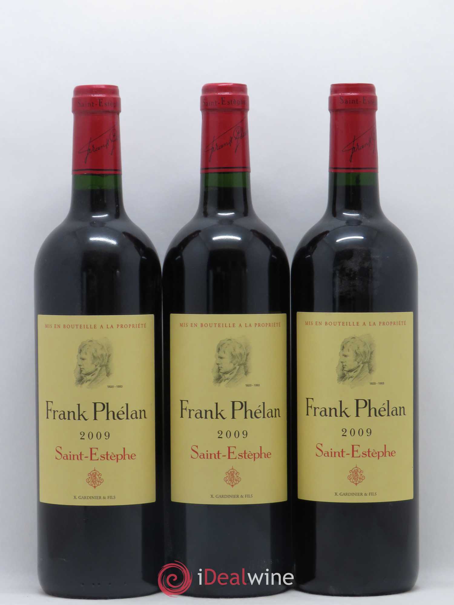 Frank Phélan Second Vin 2009 - Lot de 3 bouteilles - 0