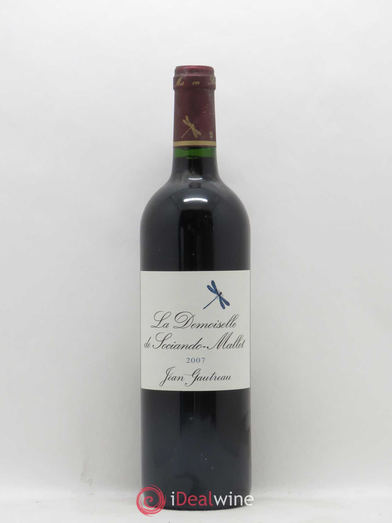 Demoiselle de Sociando Mallet Second Vin 2007 - Lot de 1 bouteille - 0