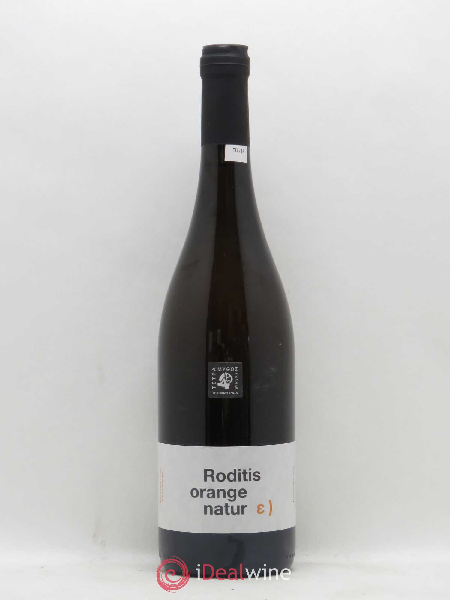 Patras Tetramythos Reserve Roditis Orange Nature 2018 - Lot de 1 bouteille - 0
