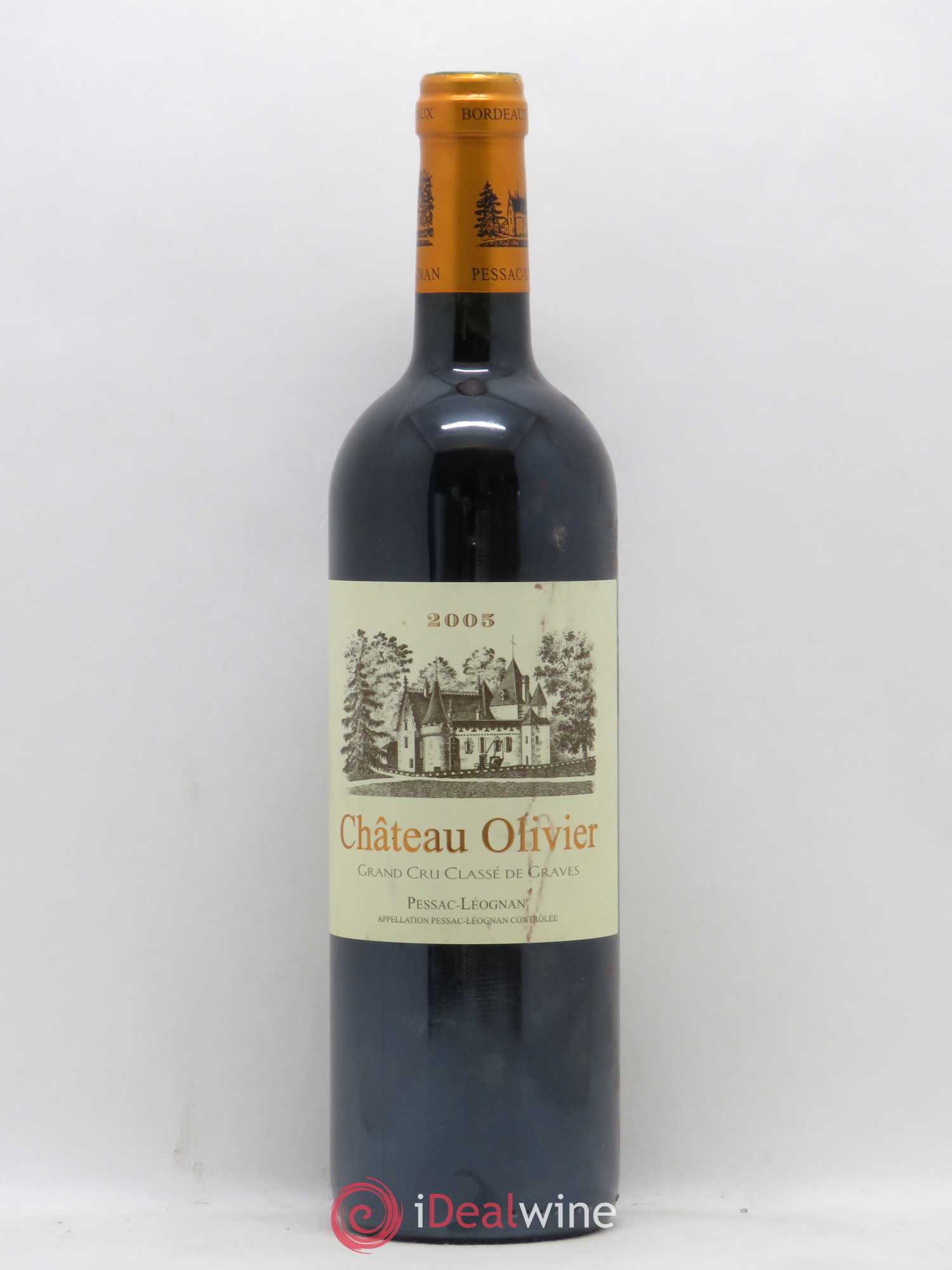 Château Olivier Cru Classé de Graves 2005 - Lot de 1 bouteille - 0