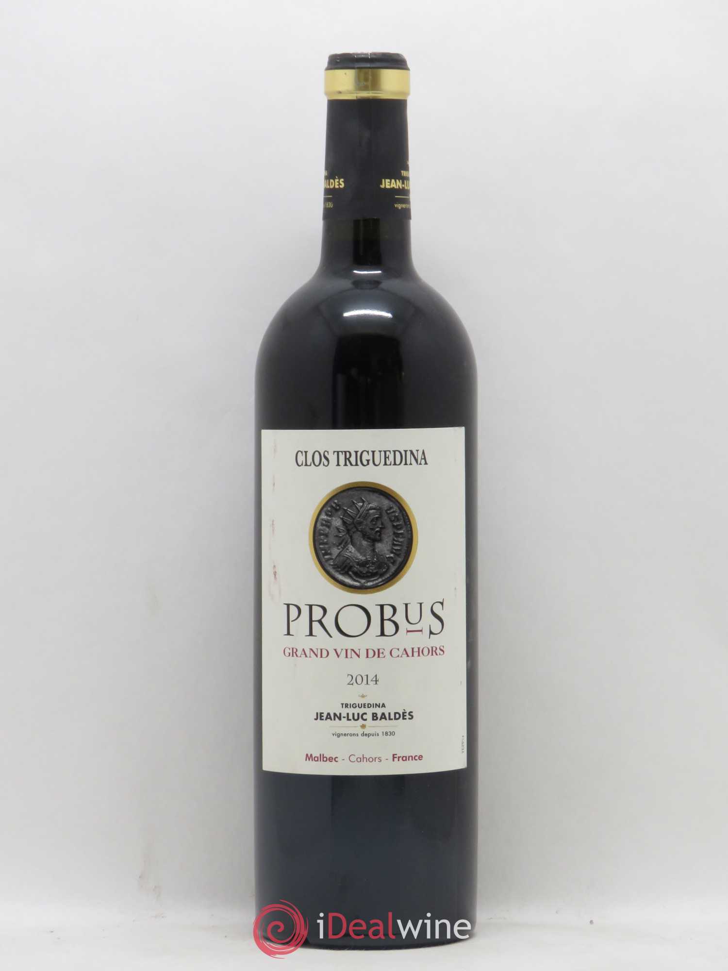 Cahors Clos Triguedina Probus Jean-Luc Baldès 2014 - Lot de 1 bouteille - 0