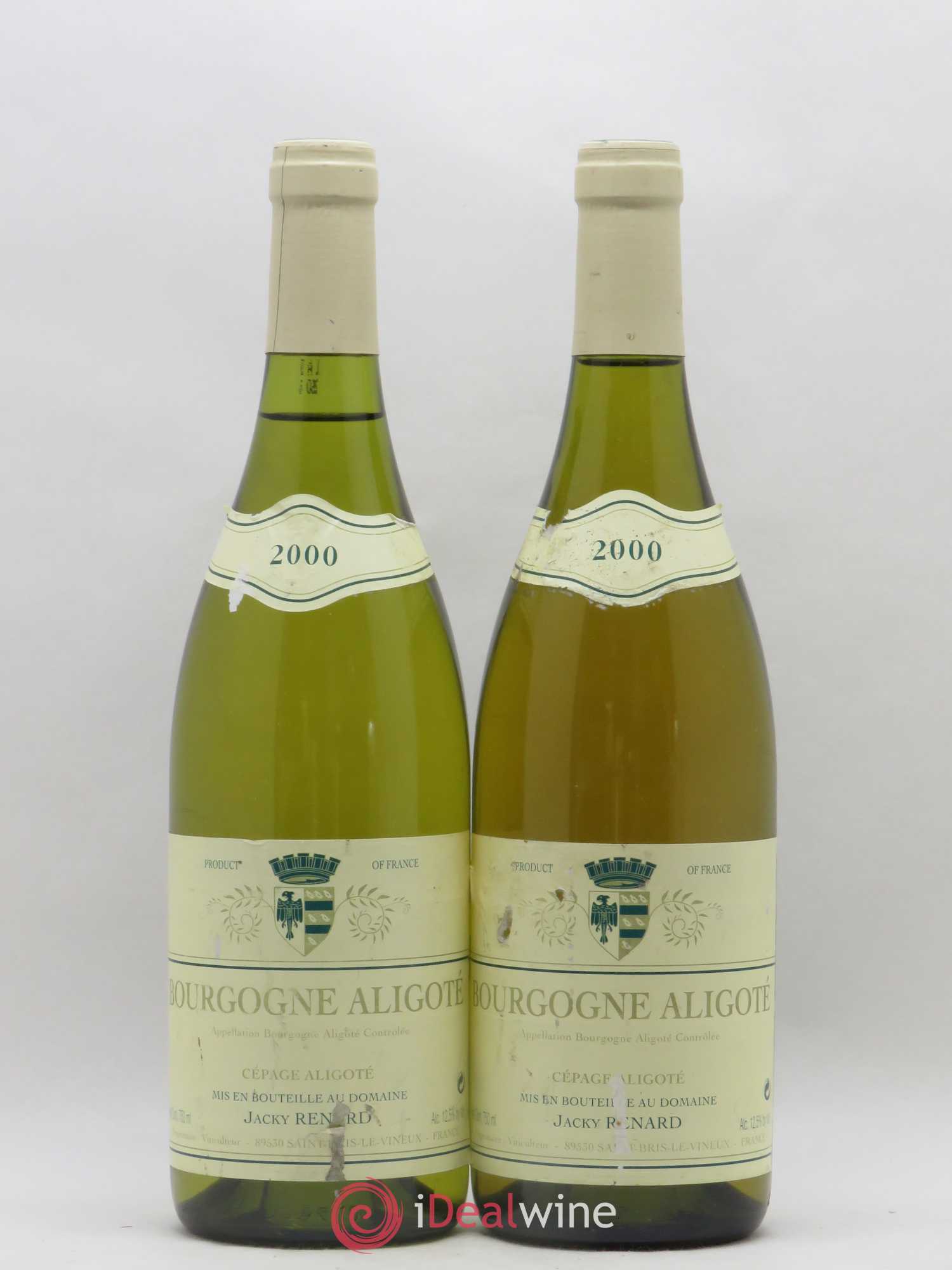 Bourgogne Aligoté Renard (sans prix de réserve) 2000 - Posten von 2 Flaschen - 0