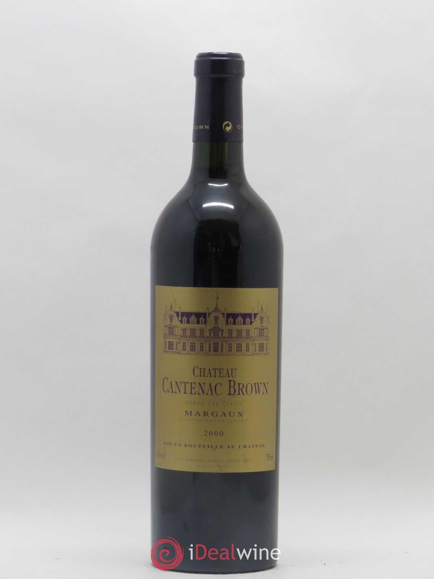 Château Cantenac Brown 3ème Grand Cru Classé 2000 - Lot de 1 bouteille - 0