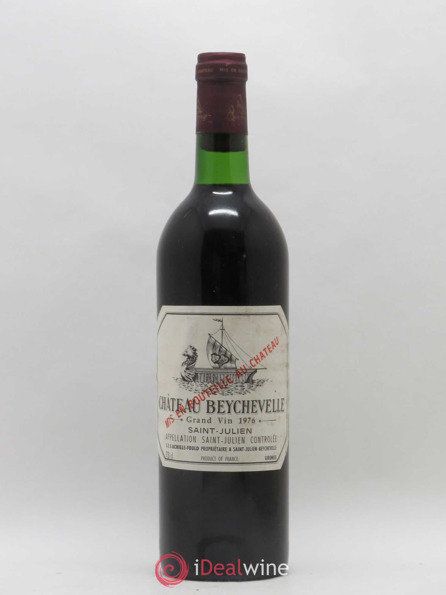 Château Beychevelle 4ème Grand Cru Classé 1976 - Lot de 1 bouteille - 0