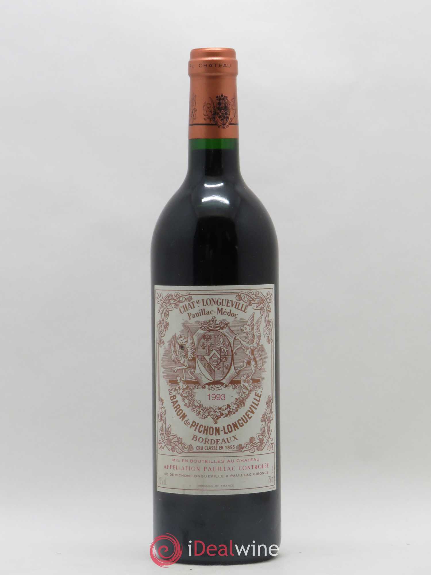 Pichon Longueville Baron 2ème Grand Cru Classé (sans prix de réserve) 1993 - Lot de 1 bouteille - 0