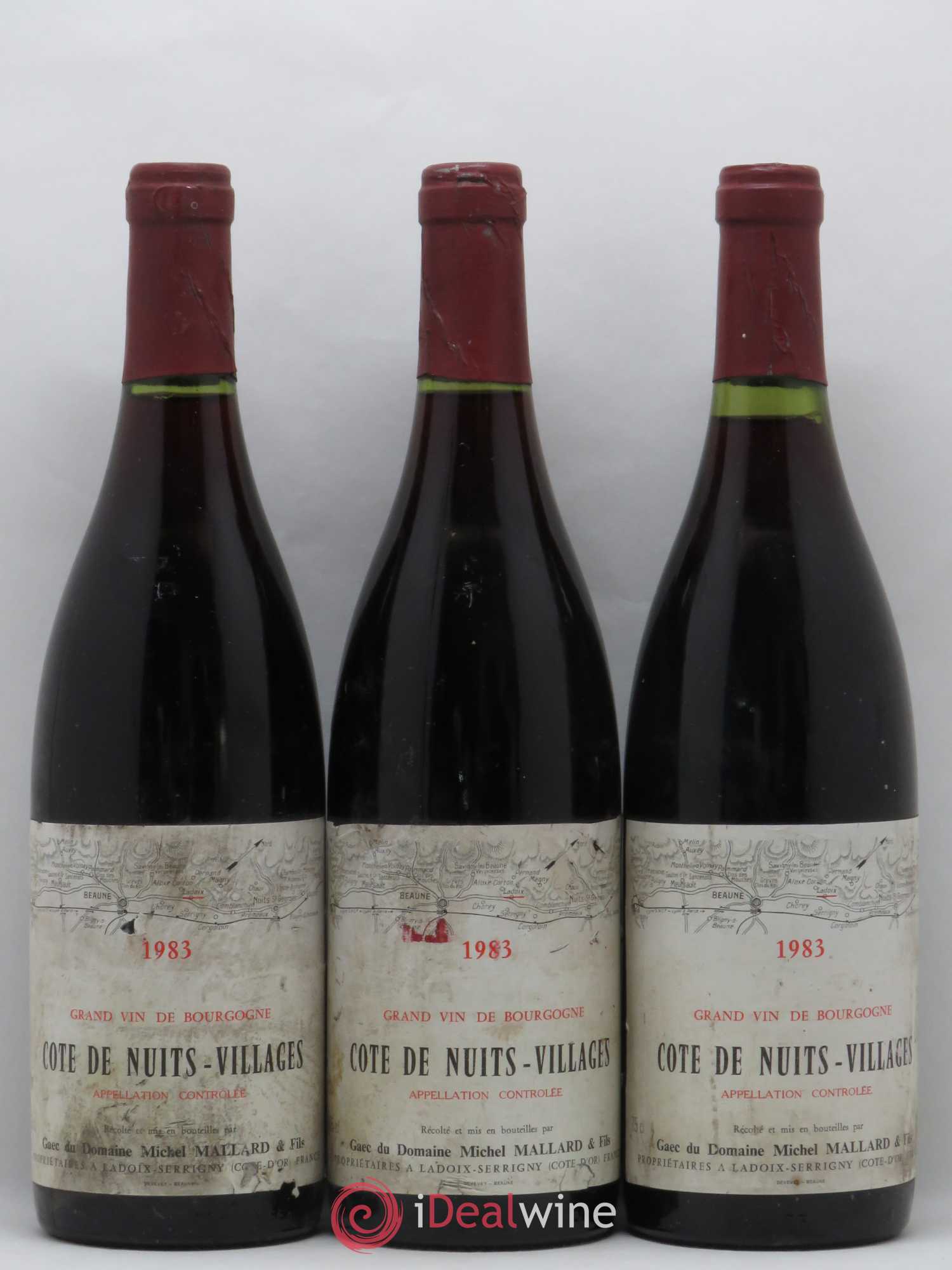 Côte de Nuits-Villages Michel Mallard (sans prix de réserve) 1983 - Lot de 6 bouteilles - 2