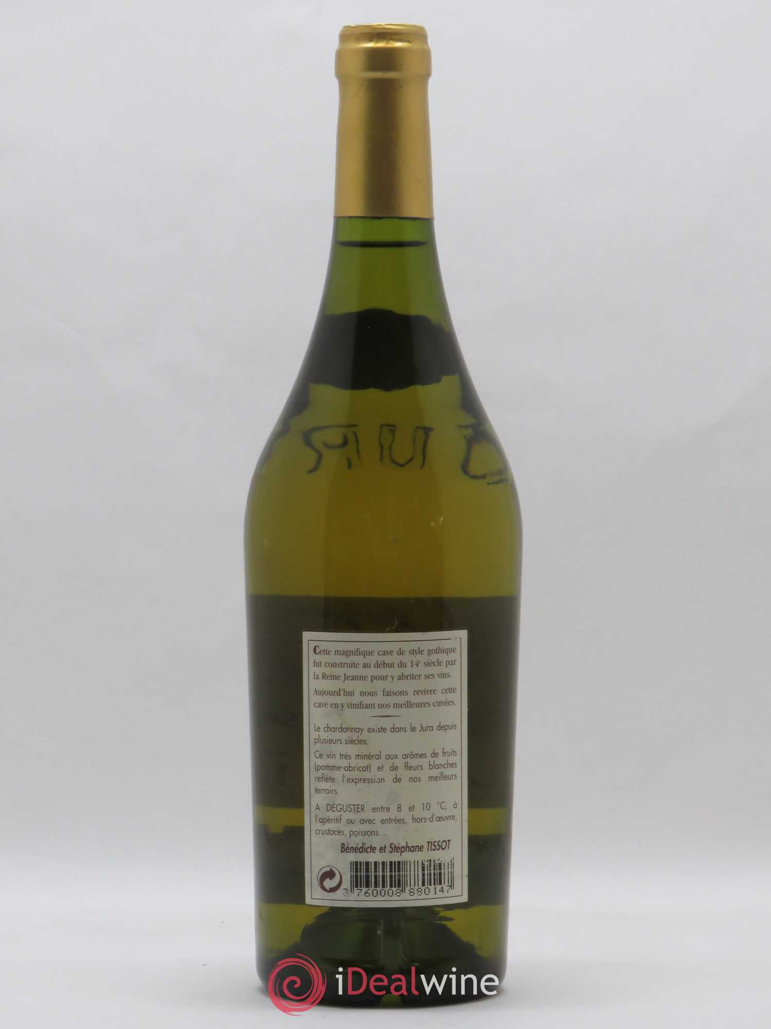 Arbois Chardonnay Cave de la Reine Jeanne Bénédicte et Stéphane Tissot 1999 - Lot de 1 bouteille - 1
