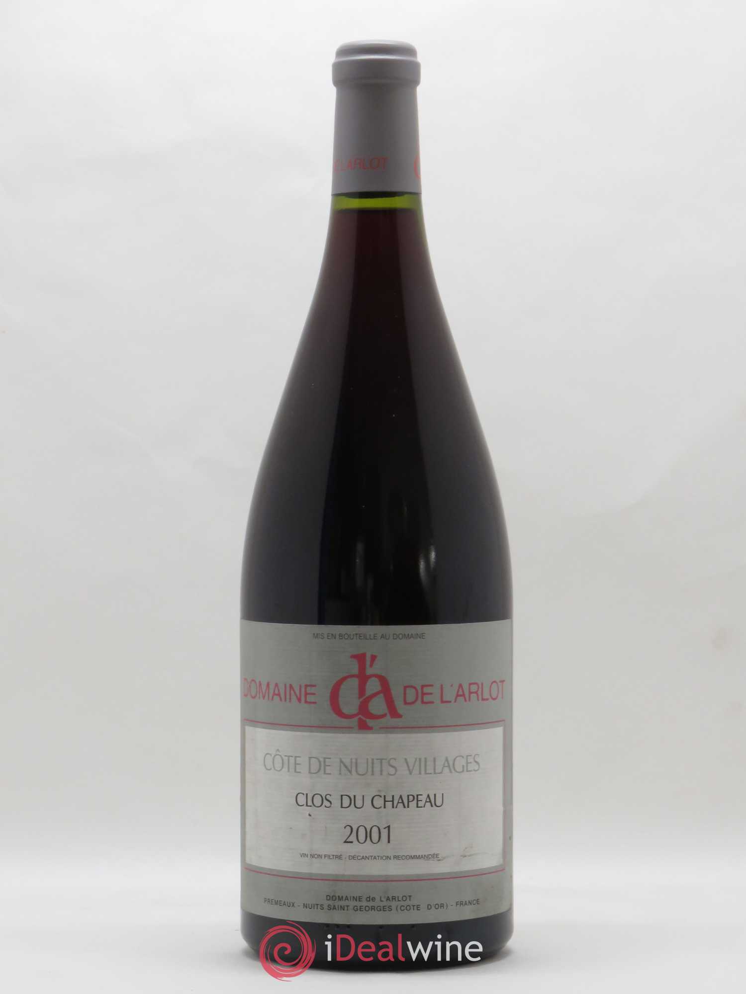Côte de Nuits-Villages Clos du Chapeau Domaine de l'Arlot 2001 - Lot de 1 magnum - 0