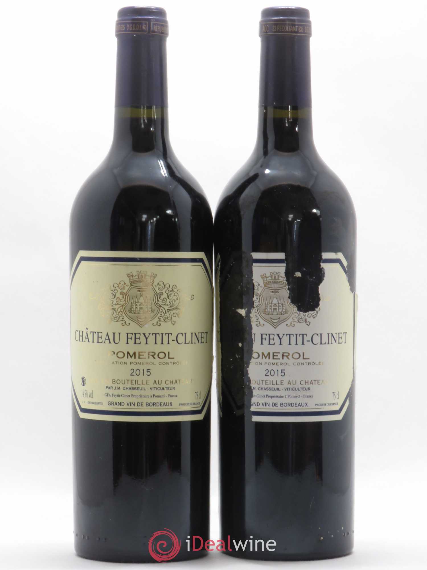 Château Feytit-Clinet 2015 - Lot de 2 bouteilles - 0