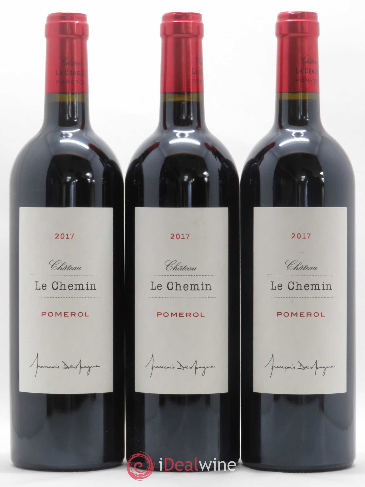 Château Le Chemin 2017 - Lot de 3 bouteilles - 0