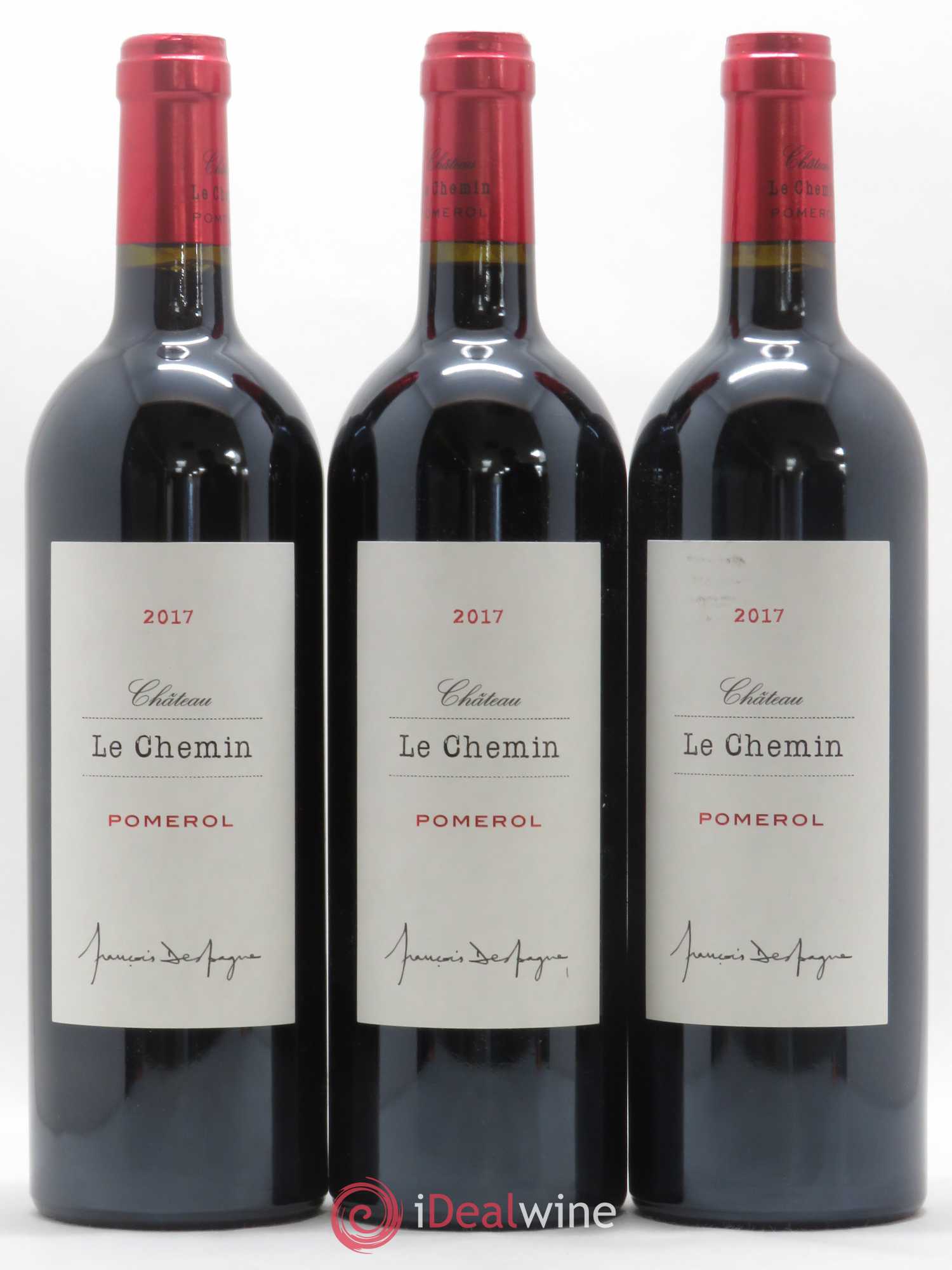 Château Le Chemin 2017 - Lot de 3 bouteilles - 0