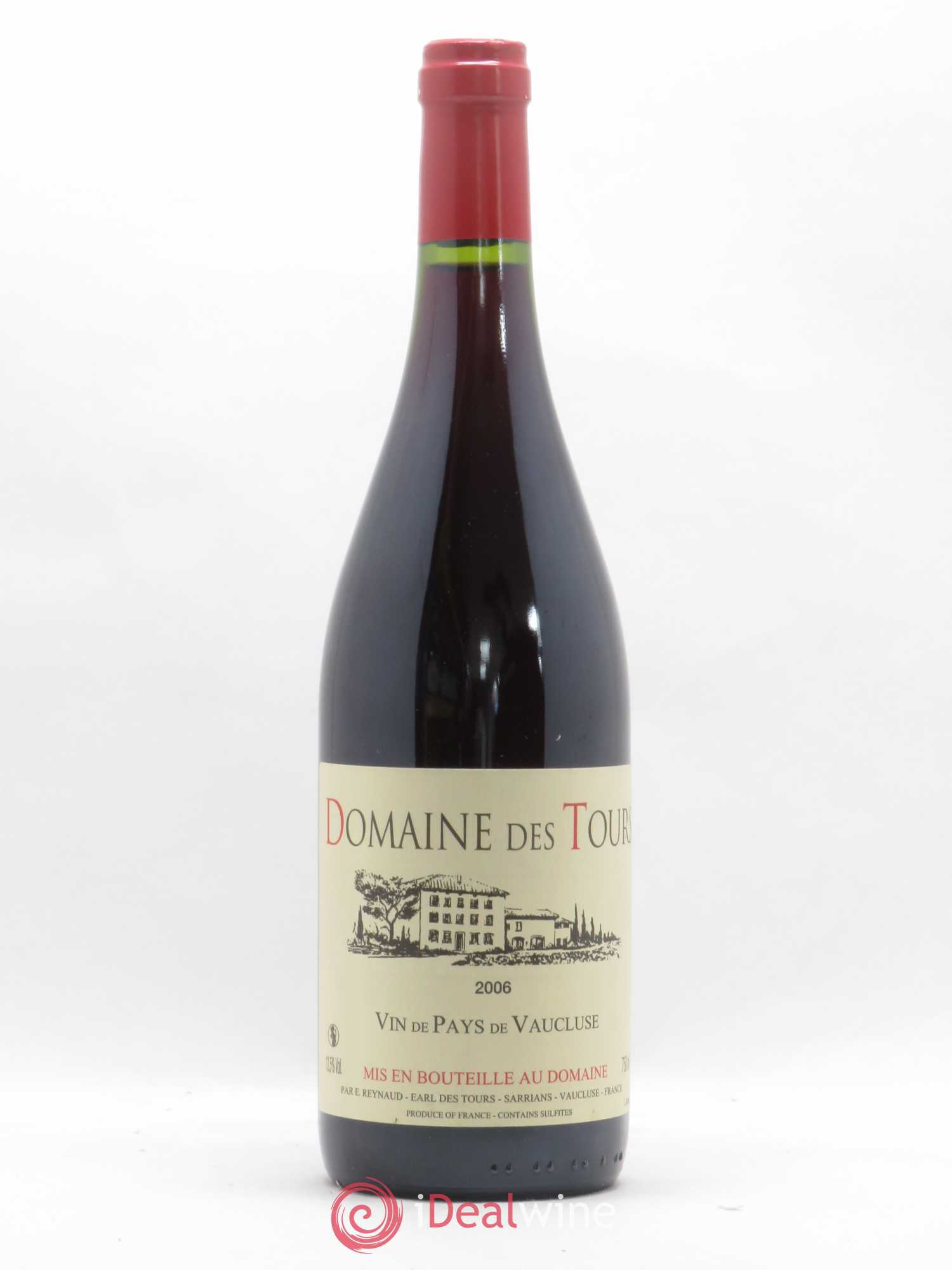 Vaucluse (Vin de Pays de Vaucluse) Domaine des Tours Emmanuel Reynaud 2006 - Lot de 1 bouteille - 0