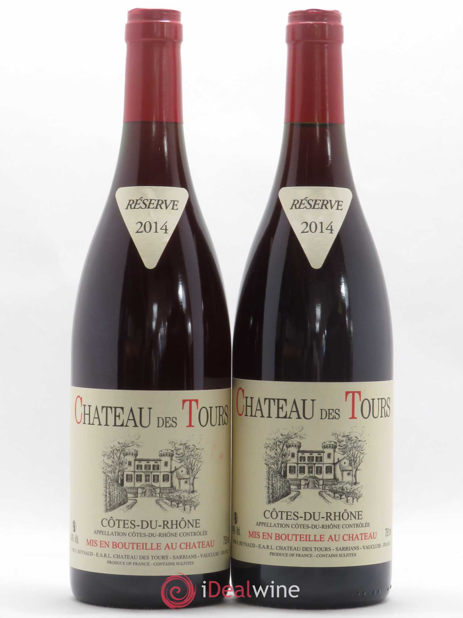 Côtes-du-Rhône Château des Tours Emmanuel Reynaud 2014 - Lot de 2 bouteilles - 0