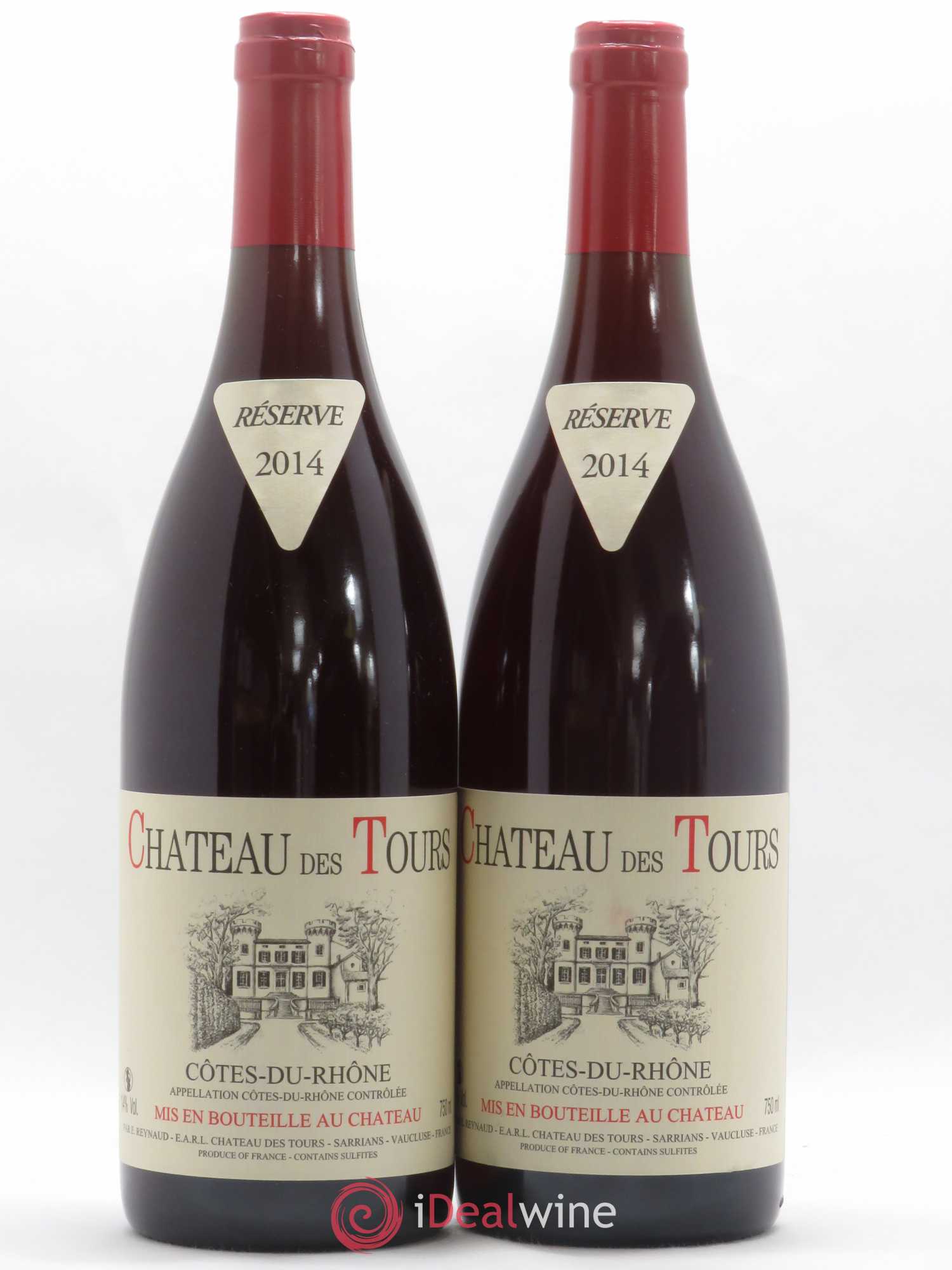 Côtes-du-Rhône Château des Tours Emmanuel Reynaud 2014 - Lot de 2 bouteilles - 0