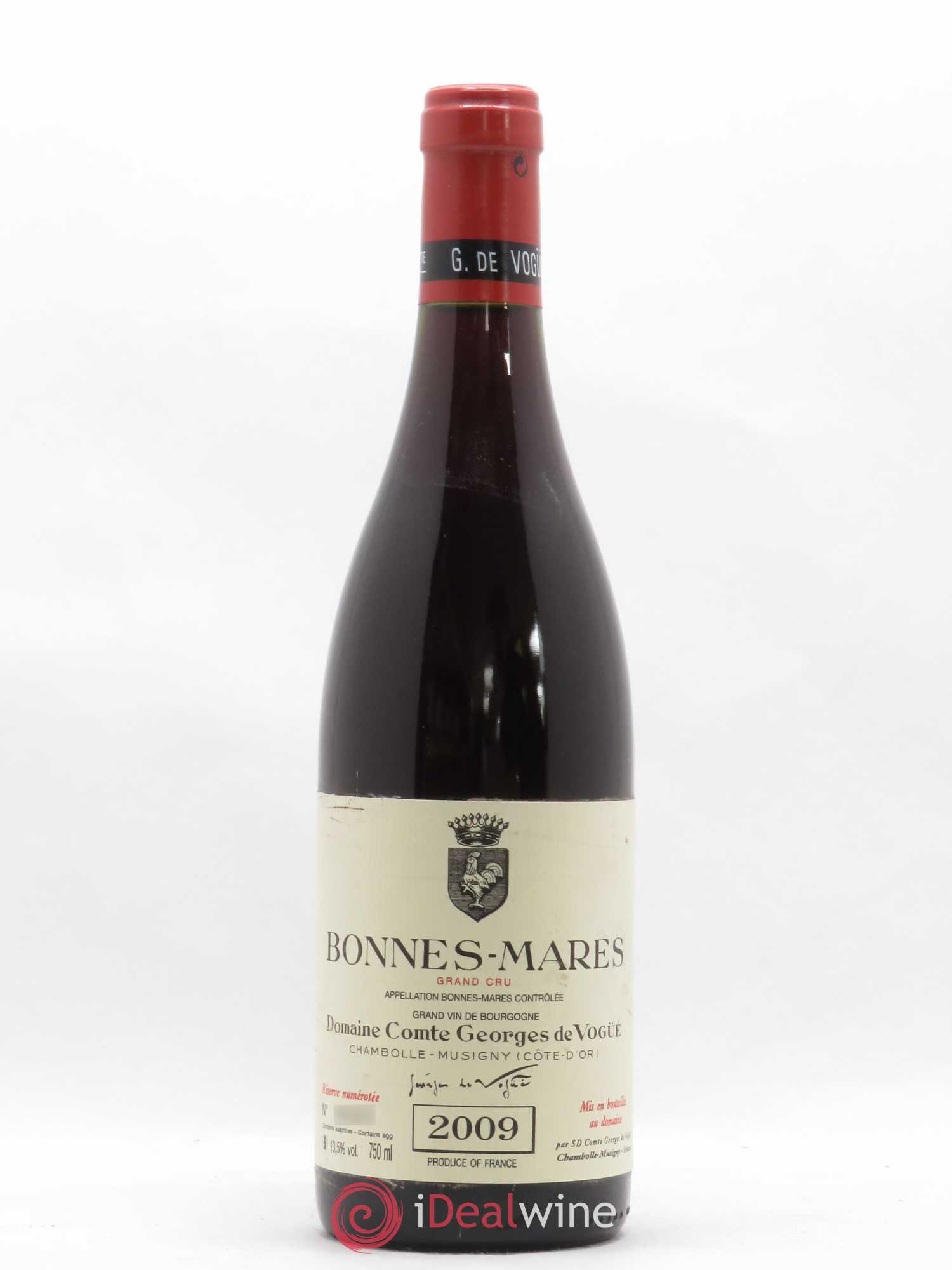 Bonnes-Mares Grand Cru Comte Georges de Vogüé 2009 - Lot de 1 bouteille - 0
