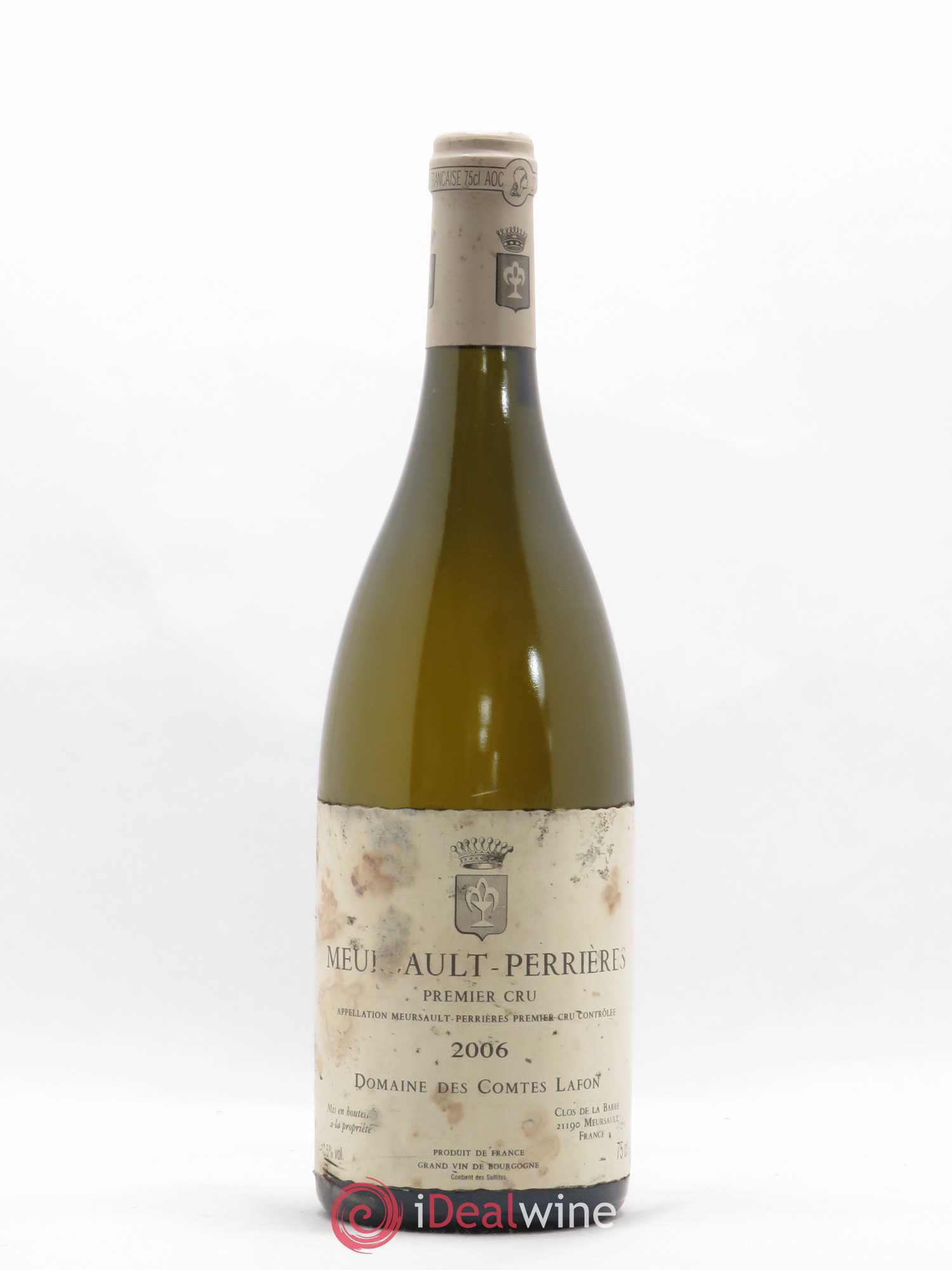 Meursault 1er Cru Perrières Comtes Lafon (Domaine des) 2006 - Lot de 1 bouteille - 0
