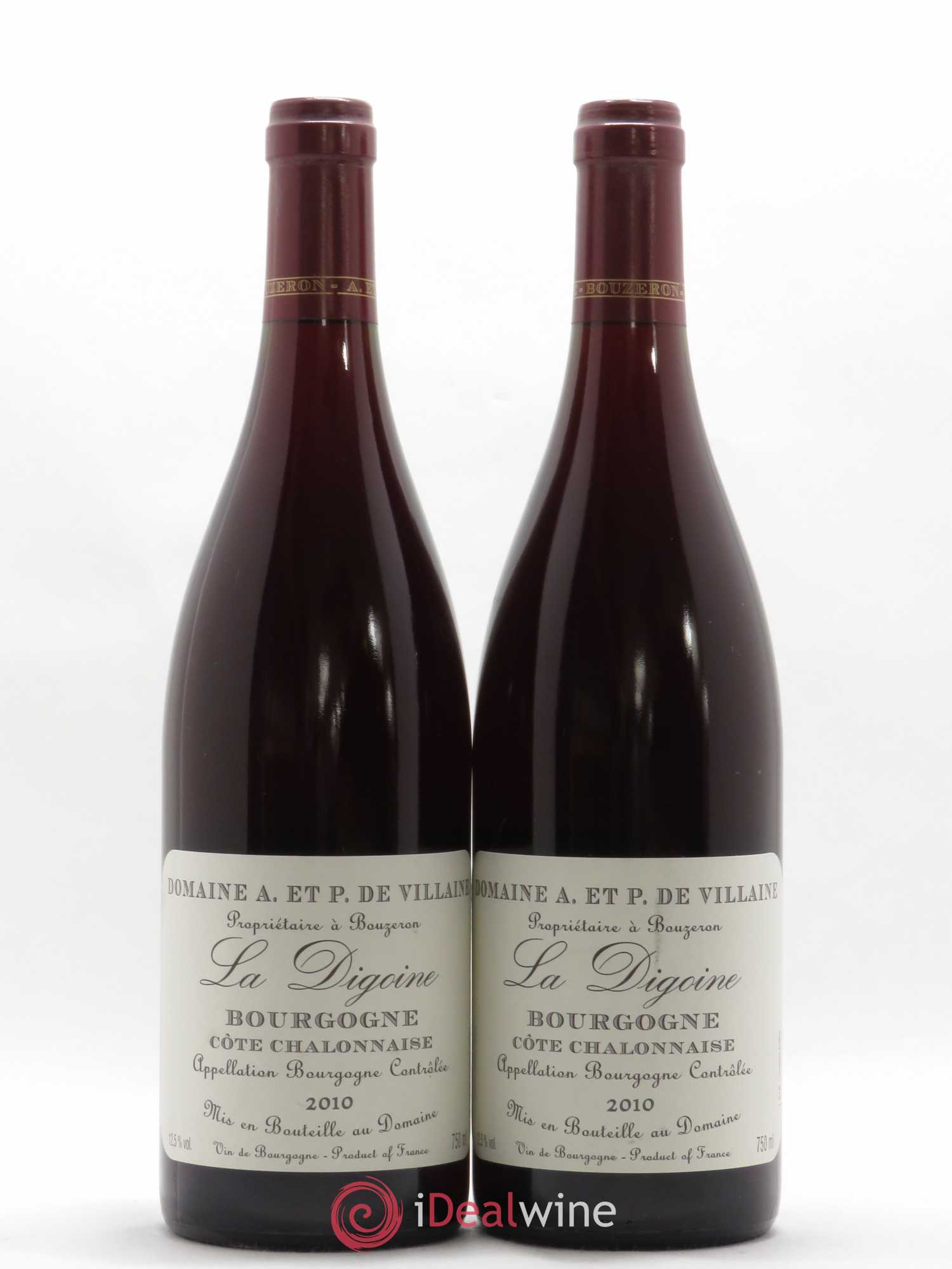 Bourgogne La Digoine Domaine de Villaine 2010 - Lotto di 2 bottiglie - 0