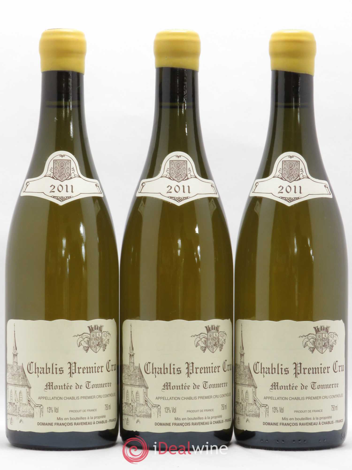Chablis 1er Cru Montée de Tonnerre Raveneau (Domaine) 2011 - Lot de 3 bouteilles - 0