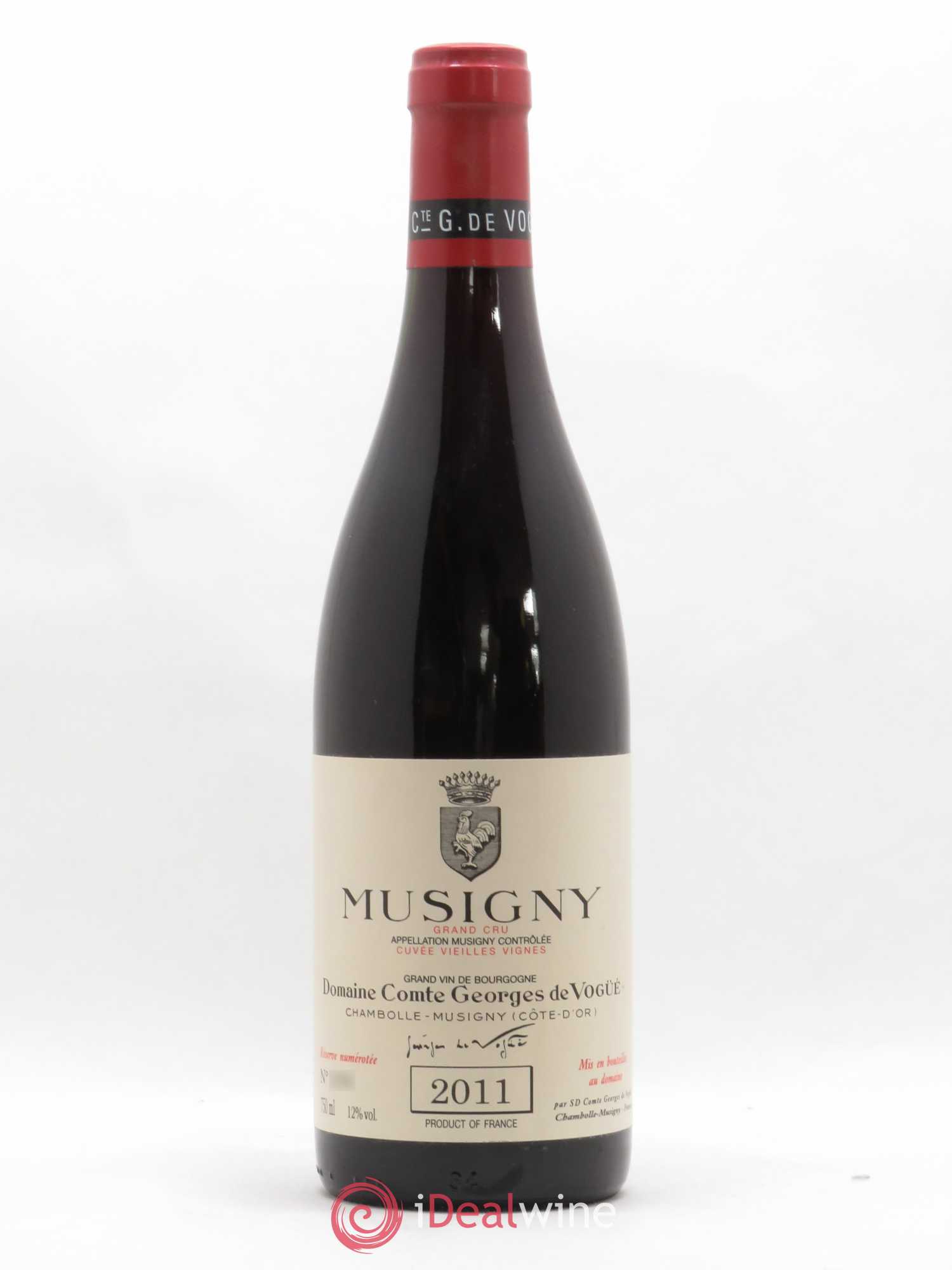 Musigny Grand Cru Cuvée Vieilles Vignes Comte Georges de Vogüé 2011 - Lot de 1 bouteille - 0