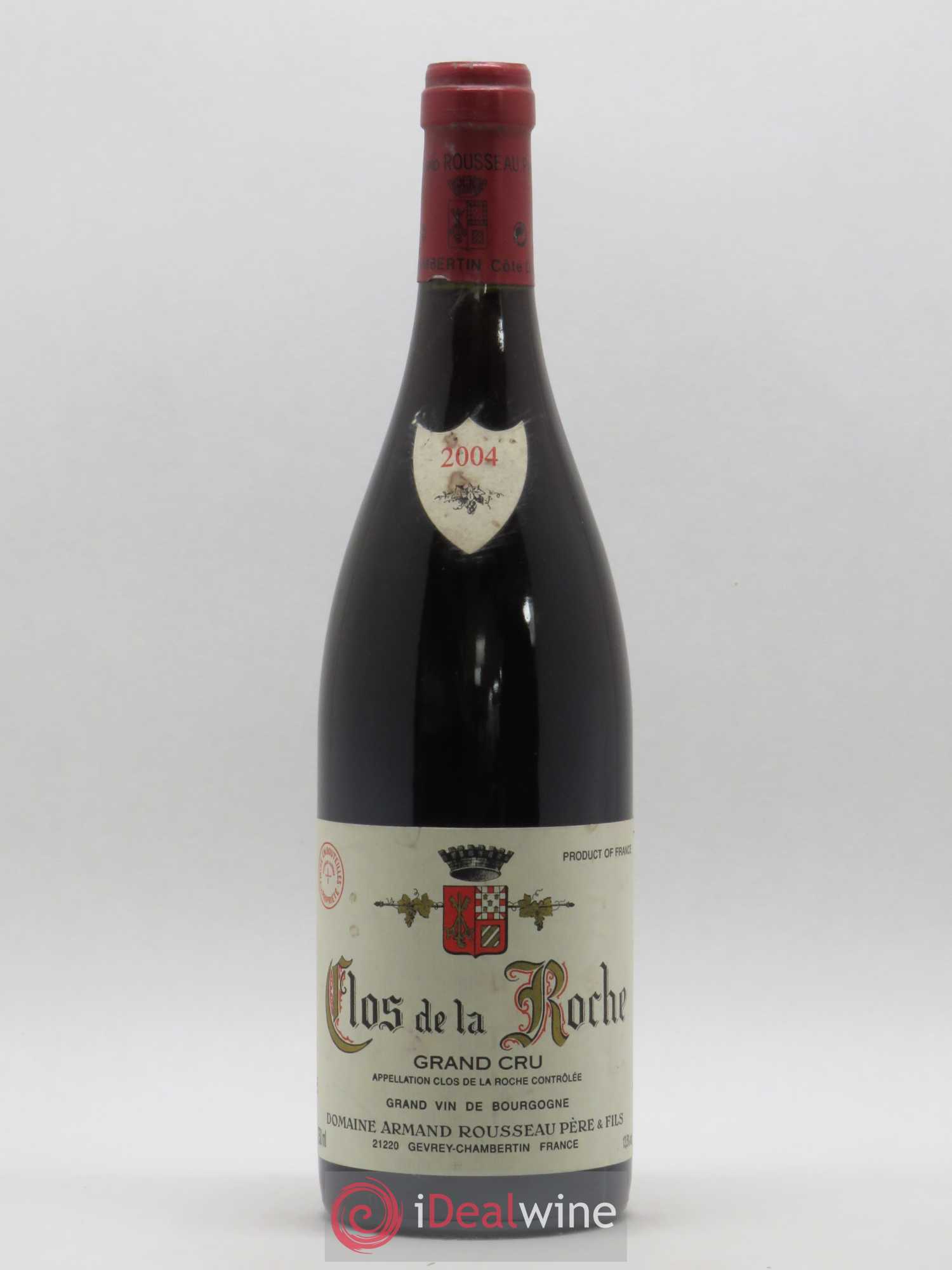 Clos de la Roche Grand Cru Armand Rousseau (Domaine) 2004 - Lot de 1 bouteille - 0