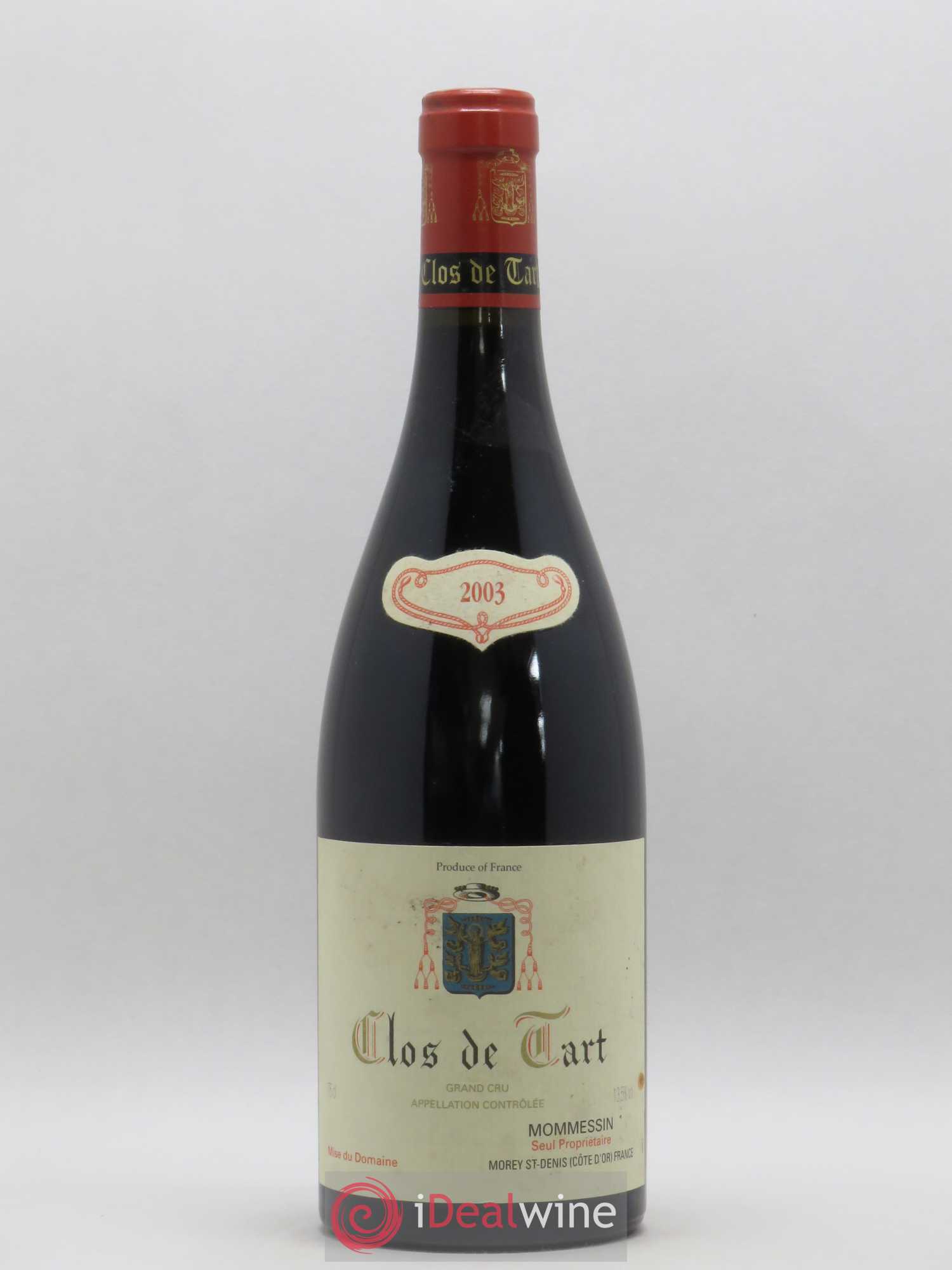 Clos de Tart Grand Cru Clos de Tart 2003 - Lot de 1 bouteille - 0